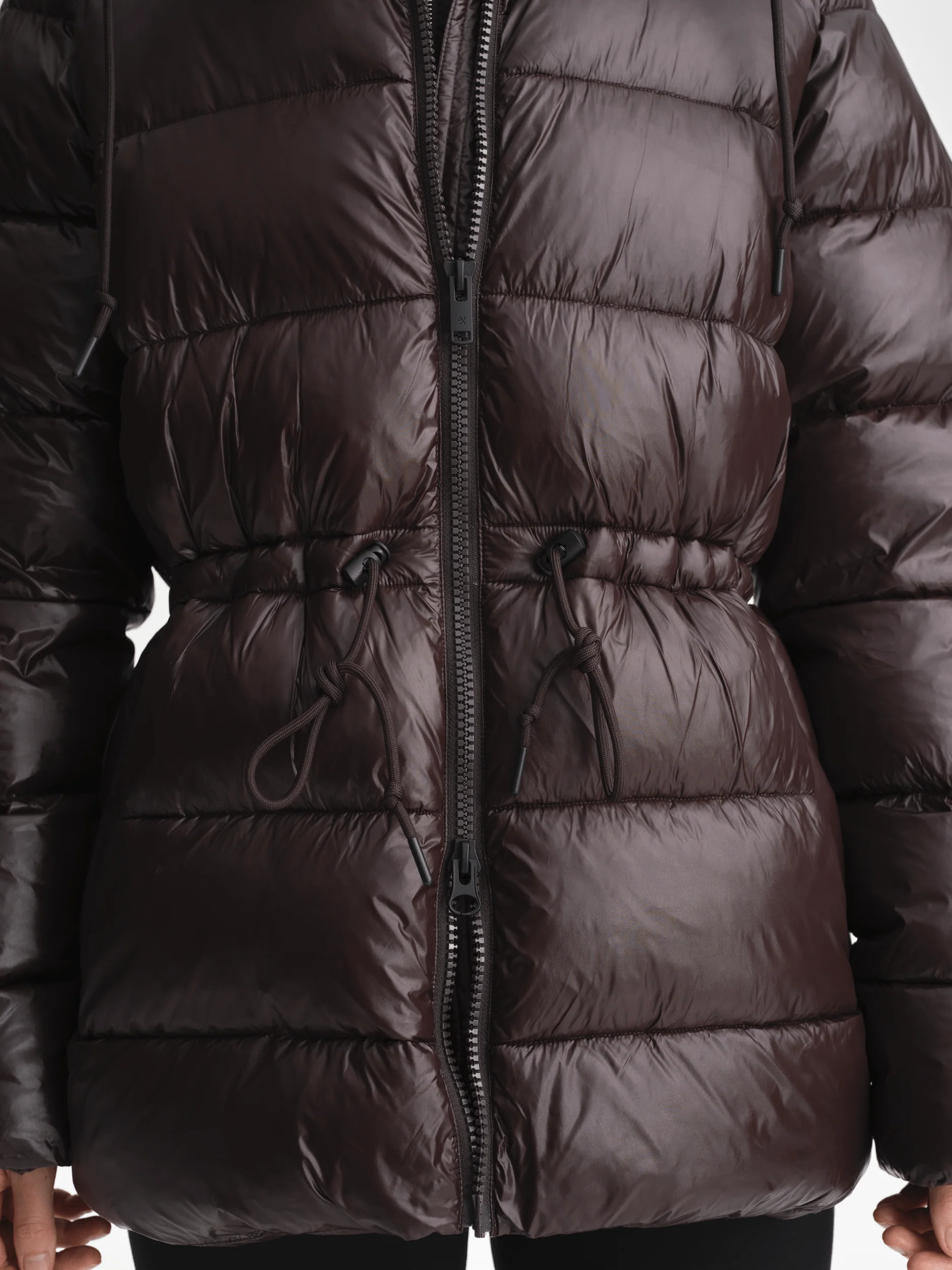 GAMILA MID JACKET SHINY BROWN - Image 5
