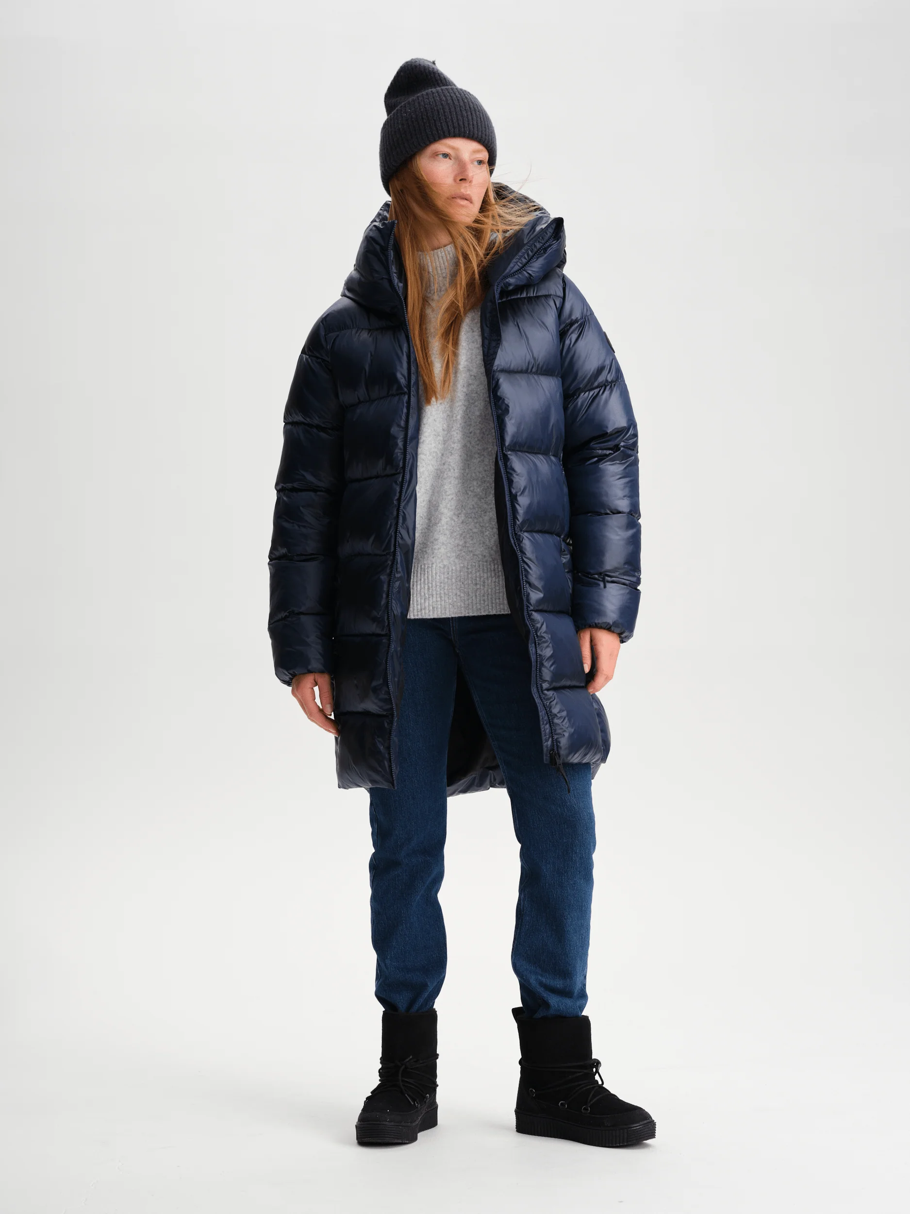 GISTOLA MID COAT NAVY - Image 2