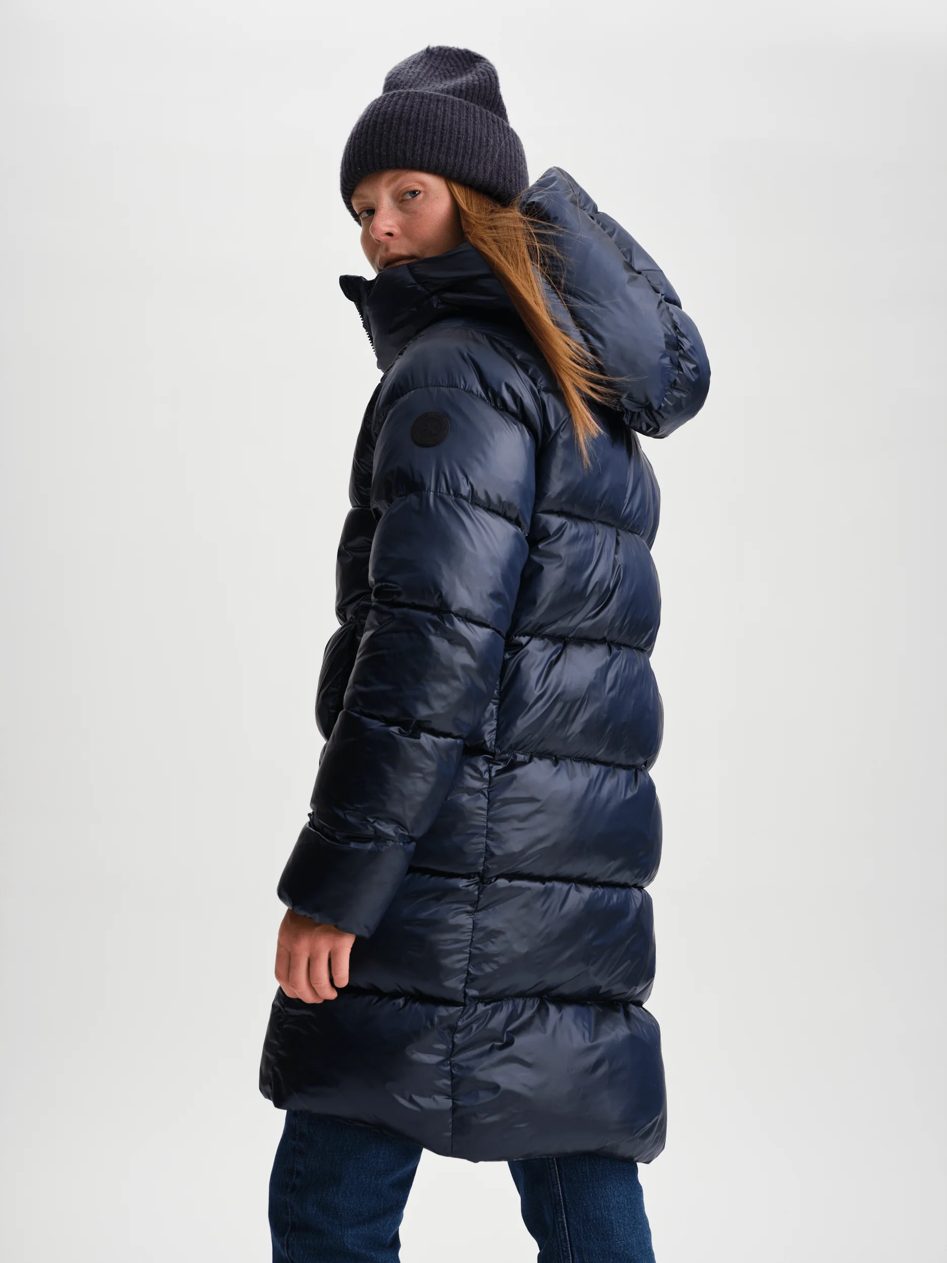 GISTOLA MID COAT NAVY - Image 3