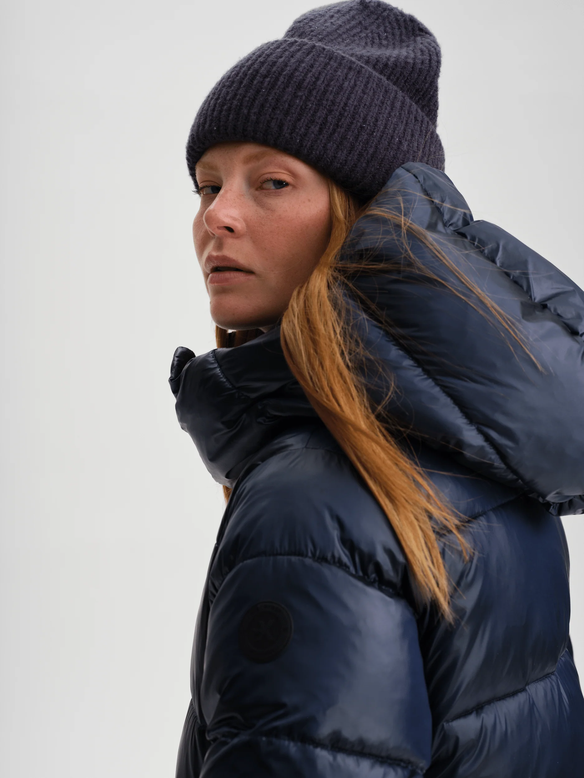 GISTOLA MID COAT NAVY - Image 4