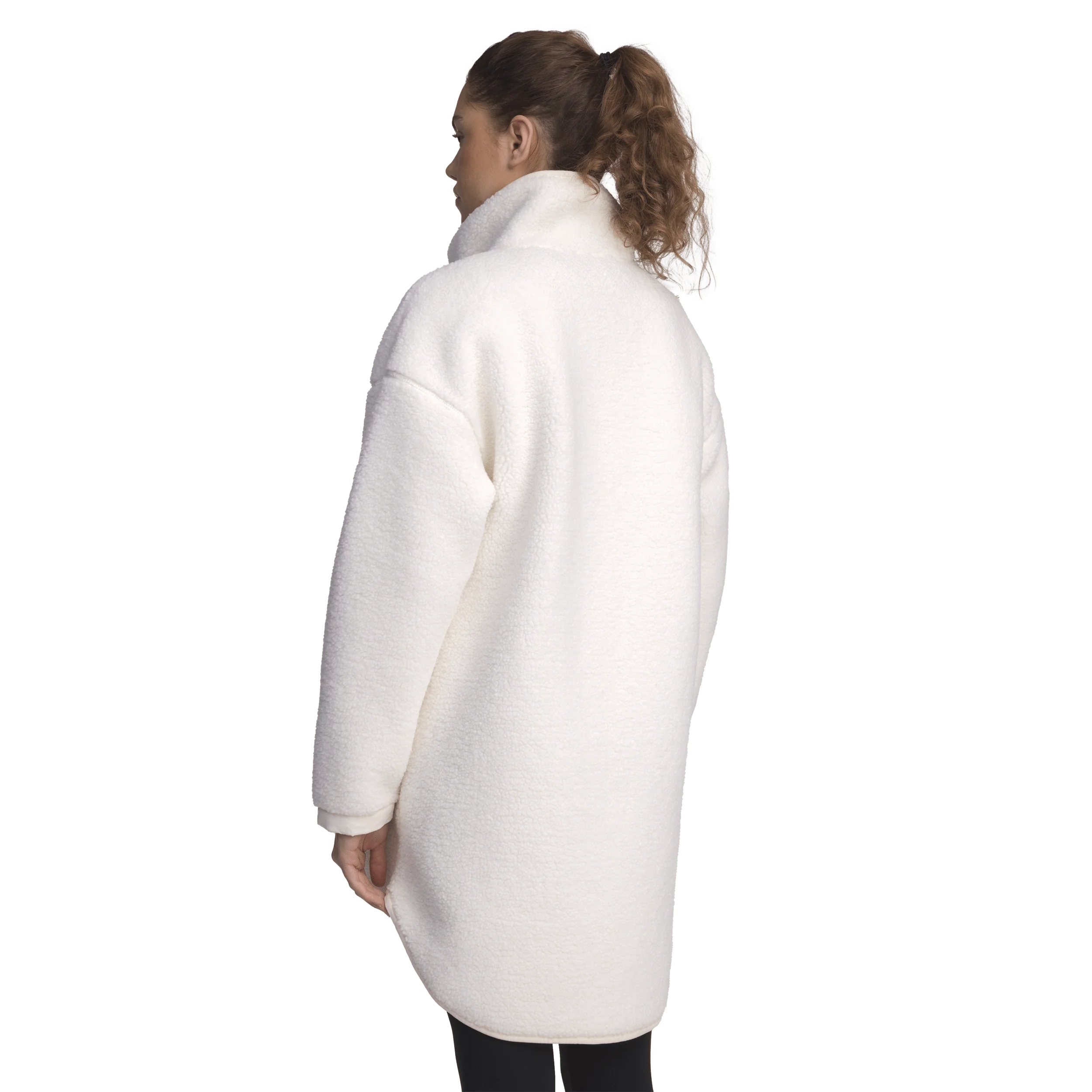 HAYDEN PILE COAT OFF WHITE - Image 3