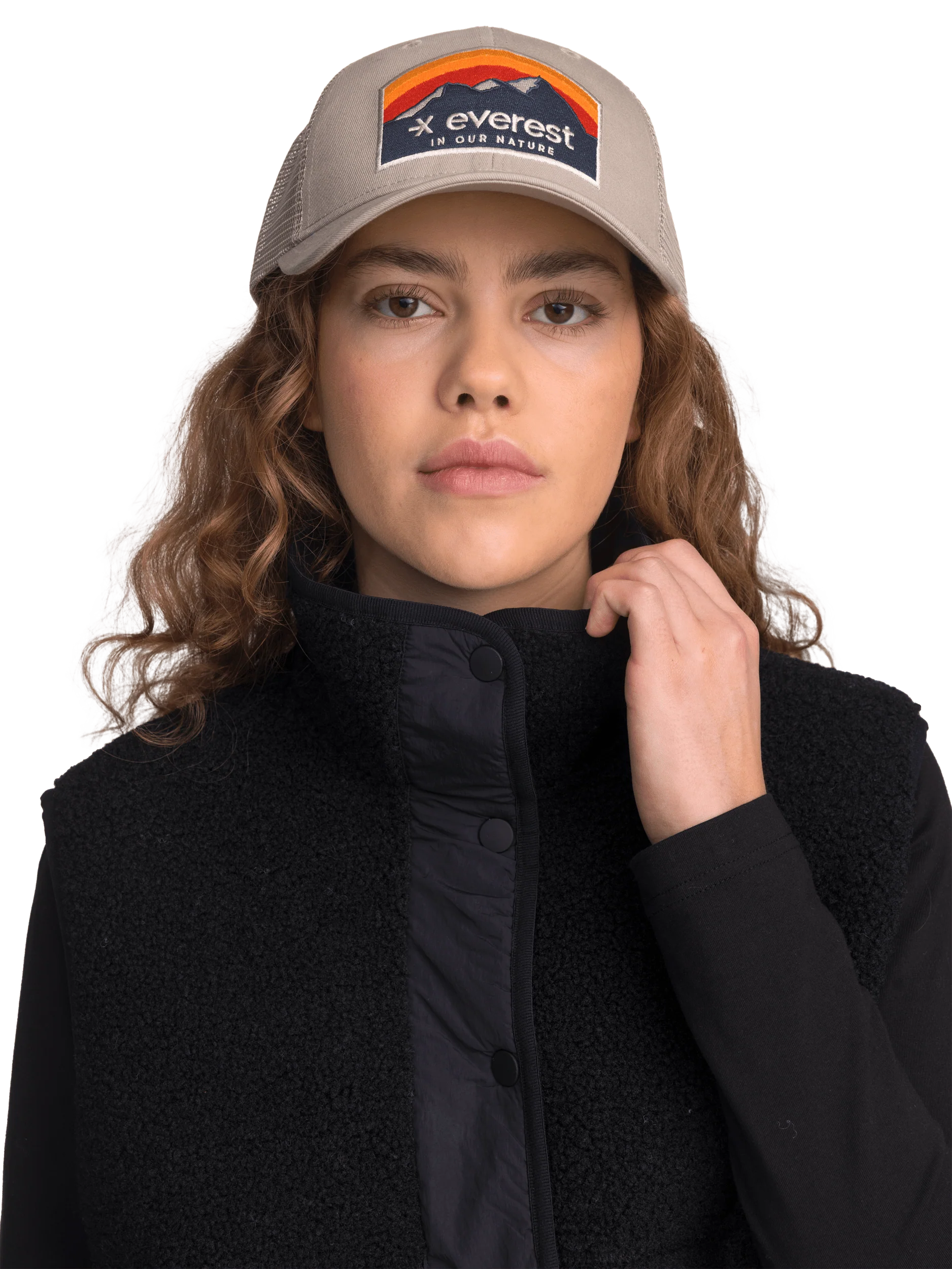 HAYDEN PILE VEST BLACK WOMENS - Image 4