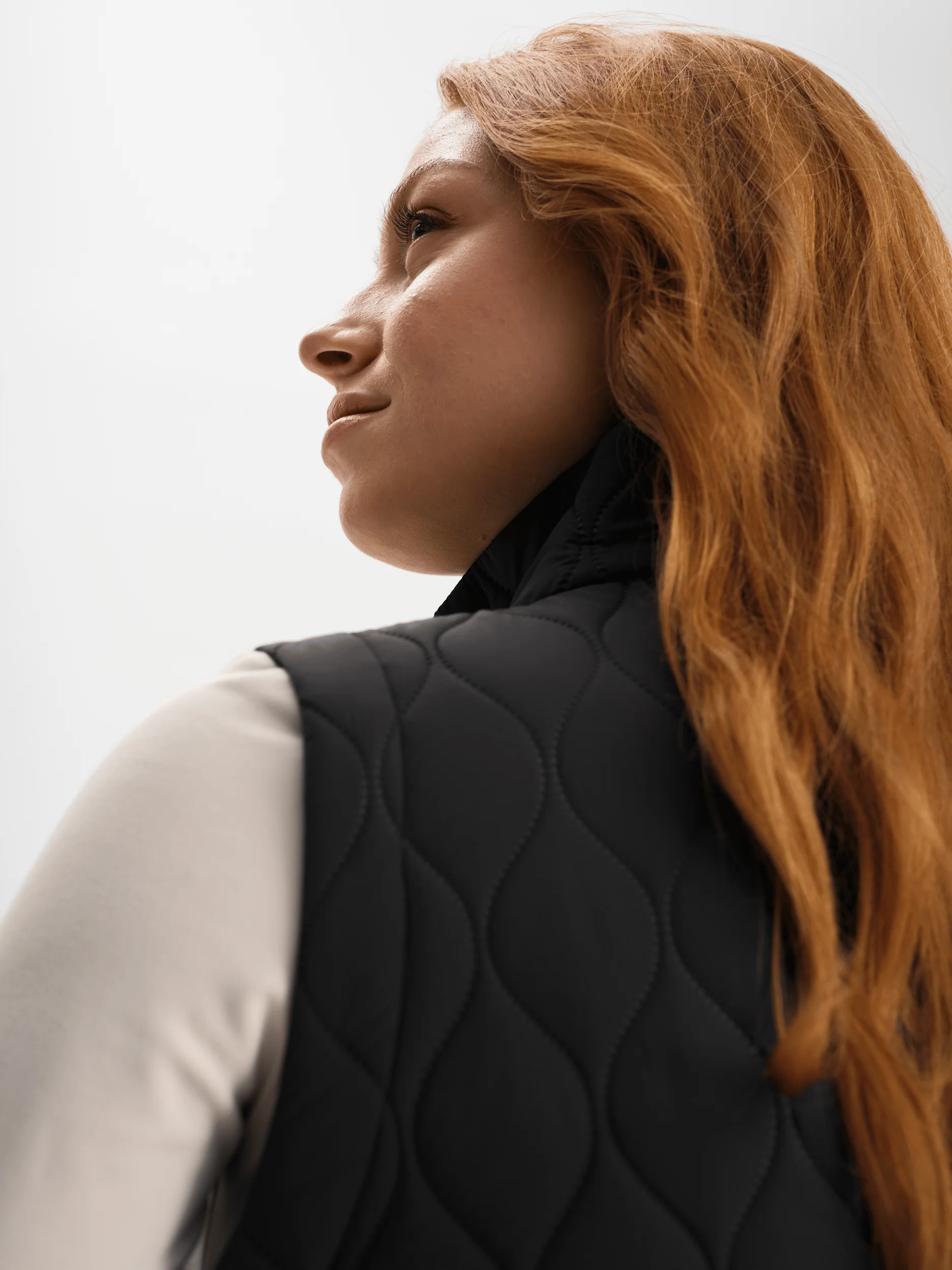 EMORY QUILT VEST - BLACK - Image 5