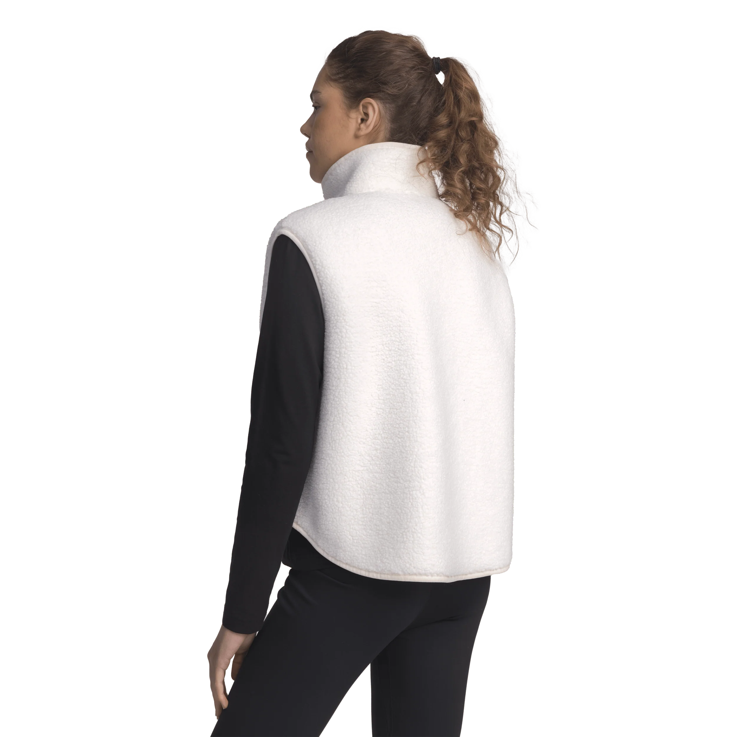 HAYDEN PILE VEST OFF WHITE WOMENS - Image 3