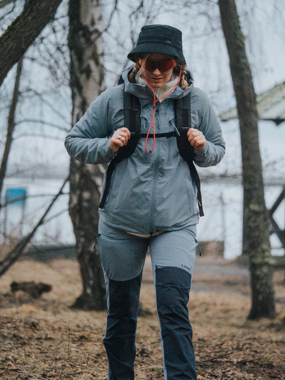VENTURE 3L SHELL JACKET  BLUE FOG - Image 4