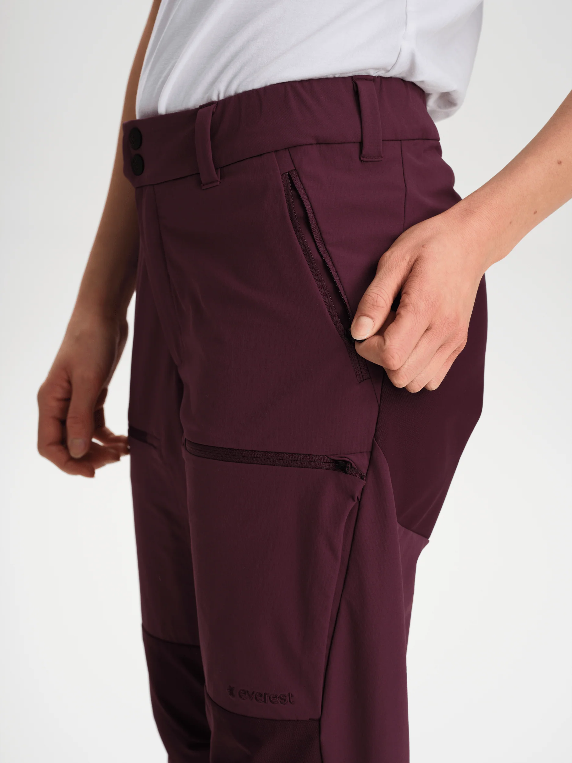 HIKE PANT MAUVE WINE WOMEN - Image 5