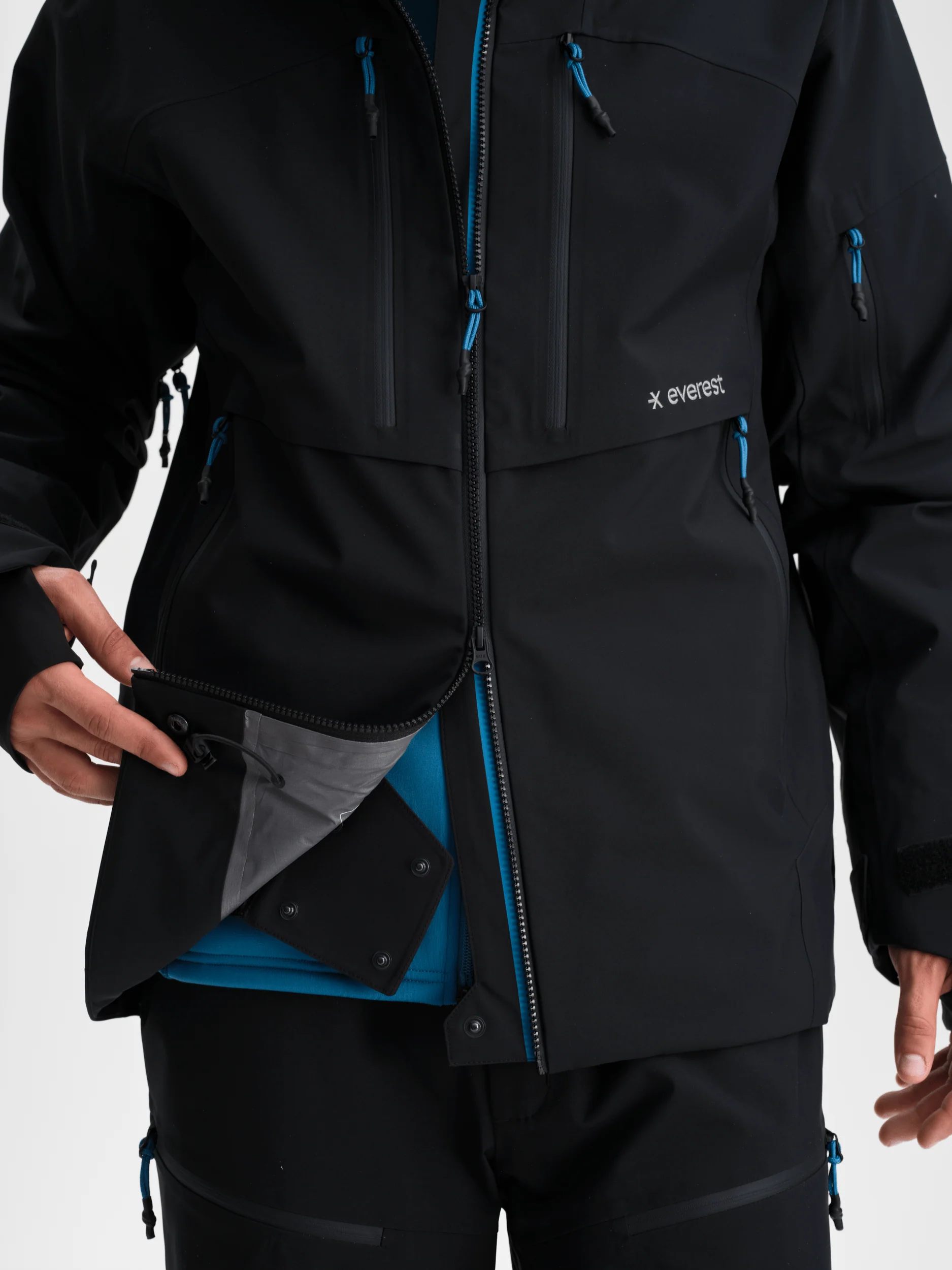 ICON 3 LAYER JACKET BLACK/GLACIER - Image 8