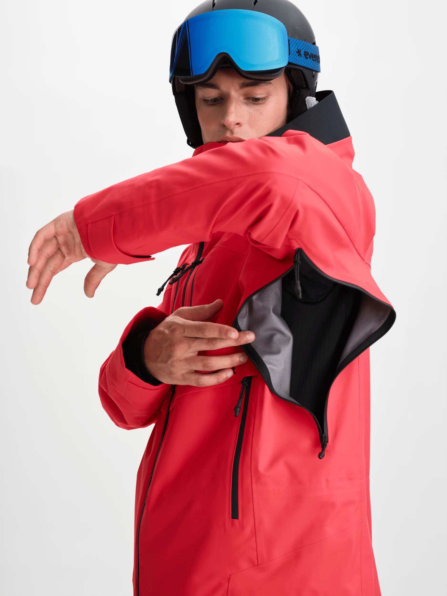 ICON 3 LAYER JACKET HIGH RISK RED - Image 6