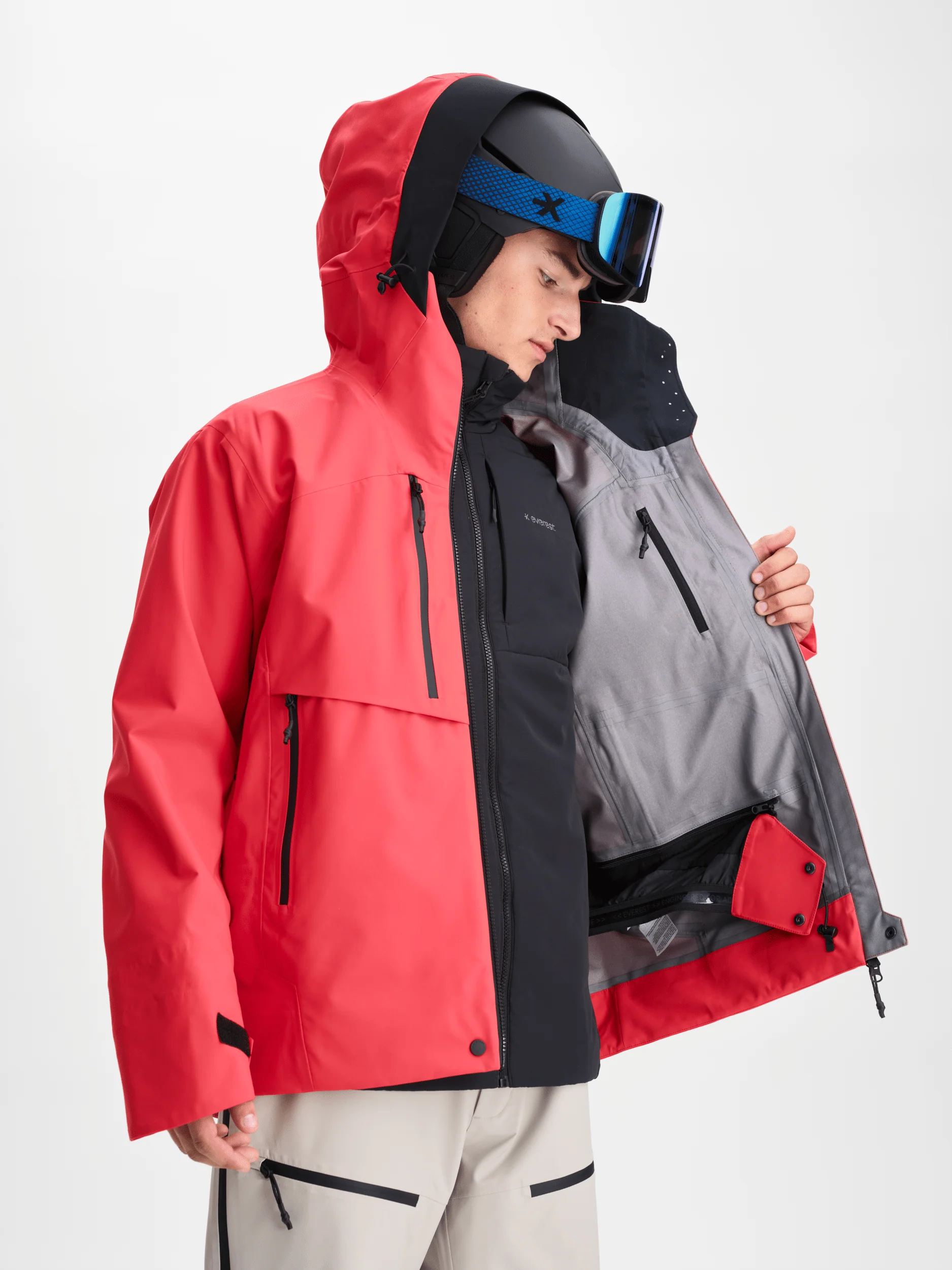 ICON 3 LAYER JACKET HIGH RISK RED - Image 7