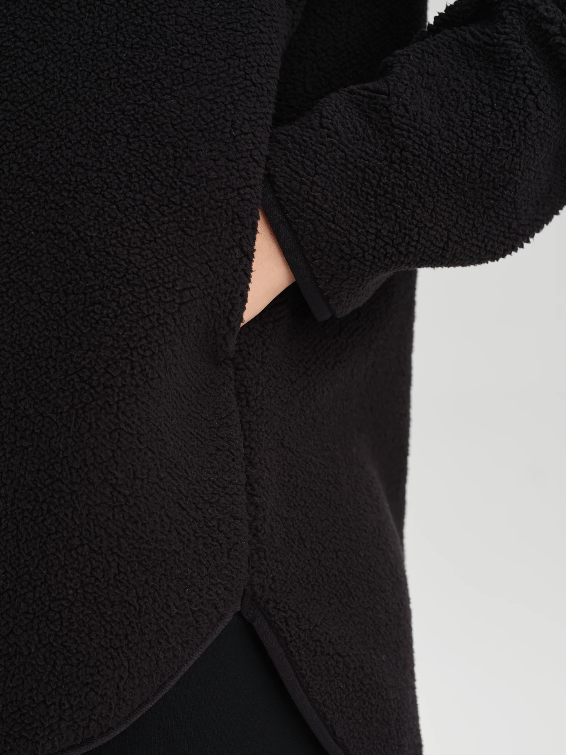 IMJA PILE HALFZIP CACAO BROWN - Image 6