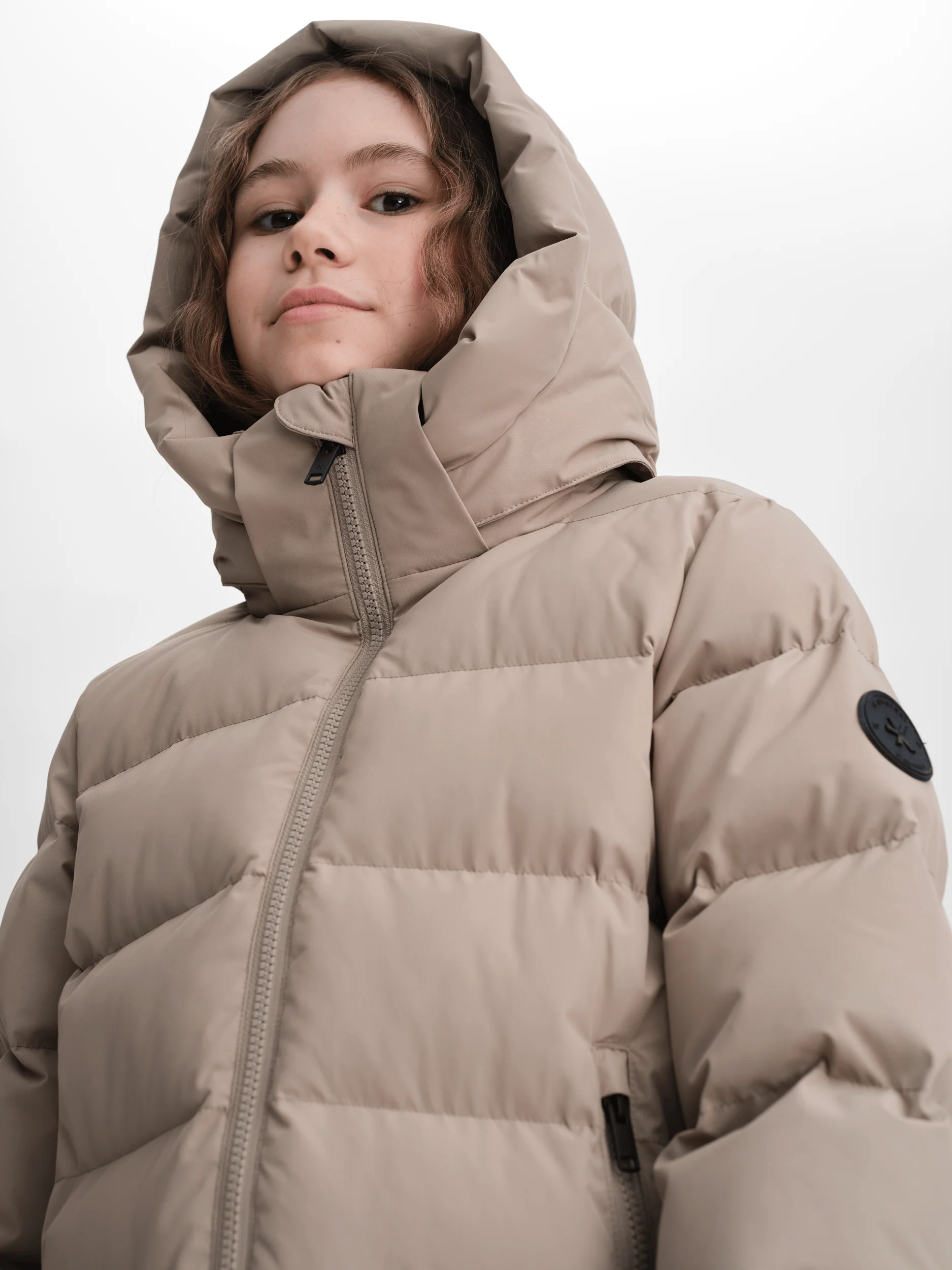 JUNEAU COAT BEIGE CLAY JUNIOR - Image 3