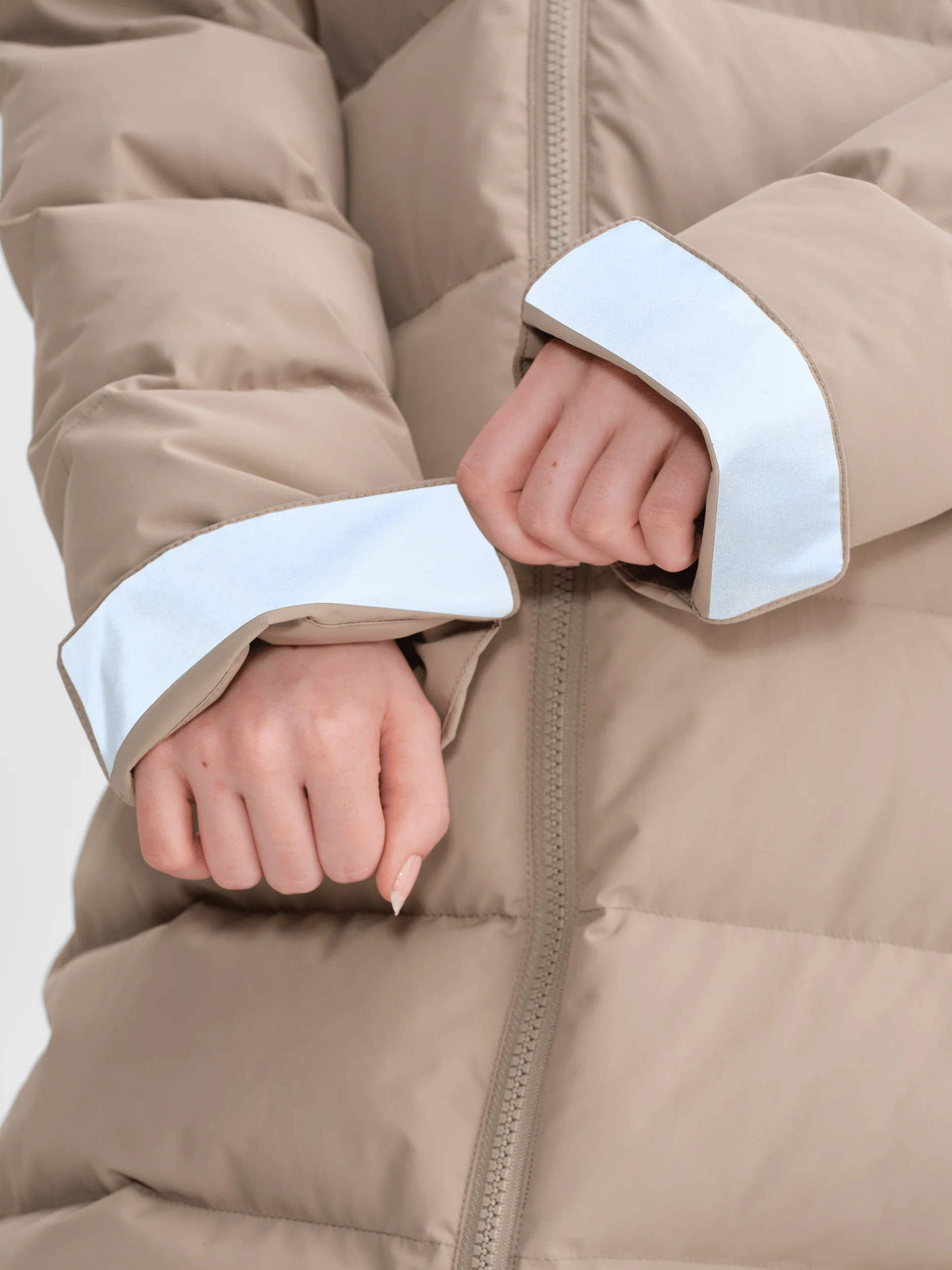 JUNEAU COAT BEIGE CLAY JUNIOR - Image 4