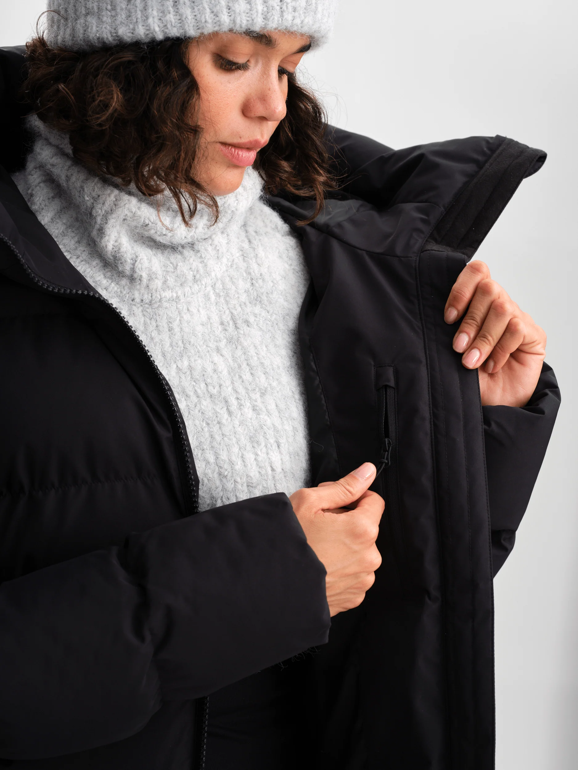 JUNEAU COAT BLACK - Image 6