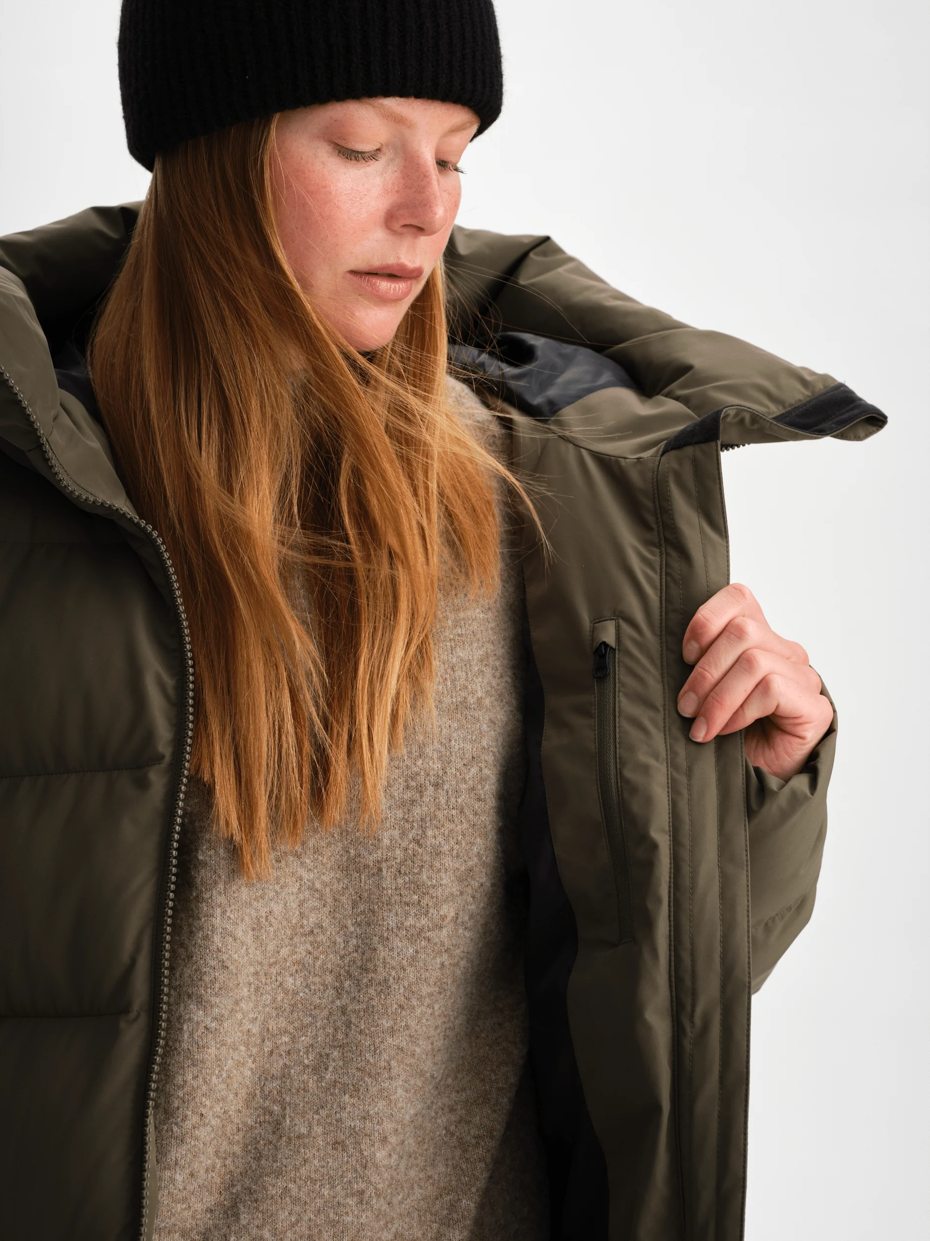 JUNEAU COAT  MUD GREEN - Image 5