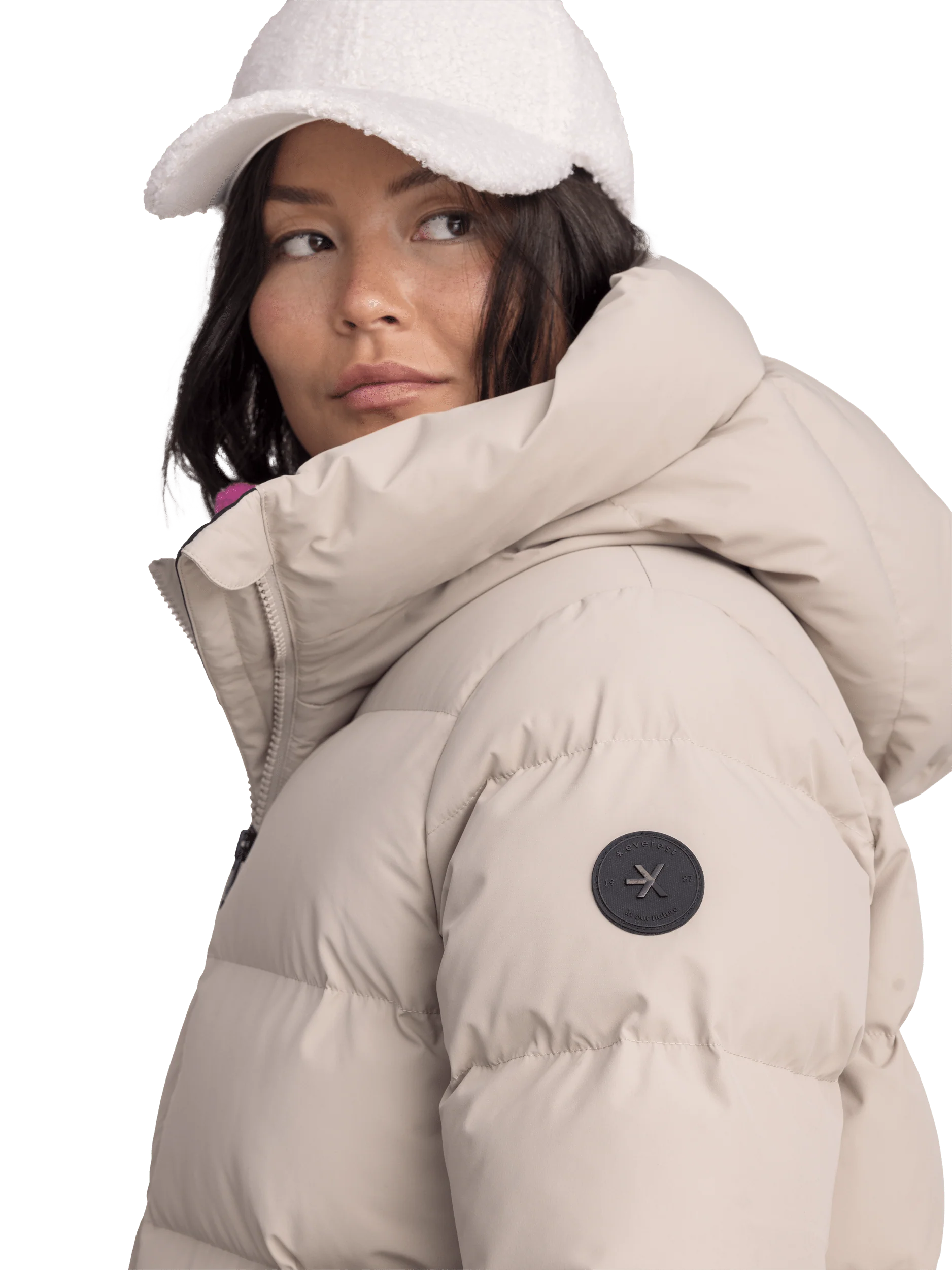 JUNEAU COAT SOFT BEIGE - Image 6