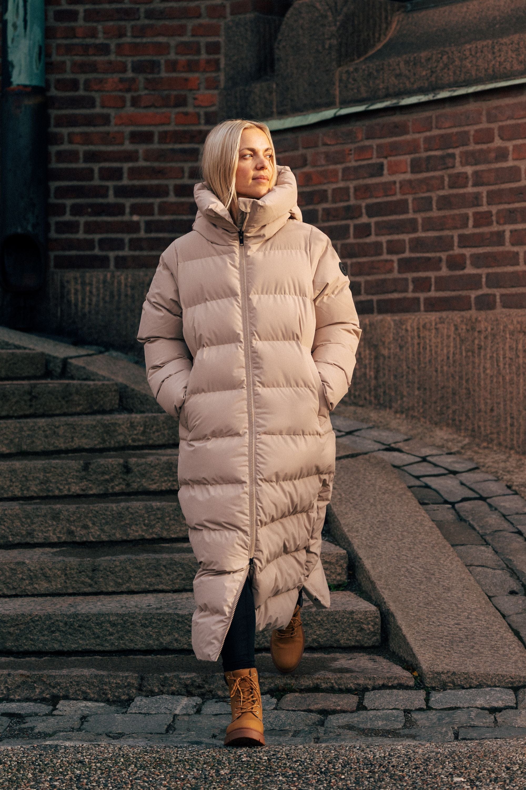 JUNEAU COAT SOFT BEIGE - Image 7