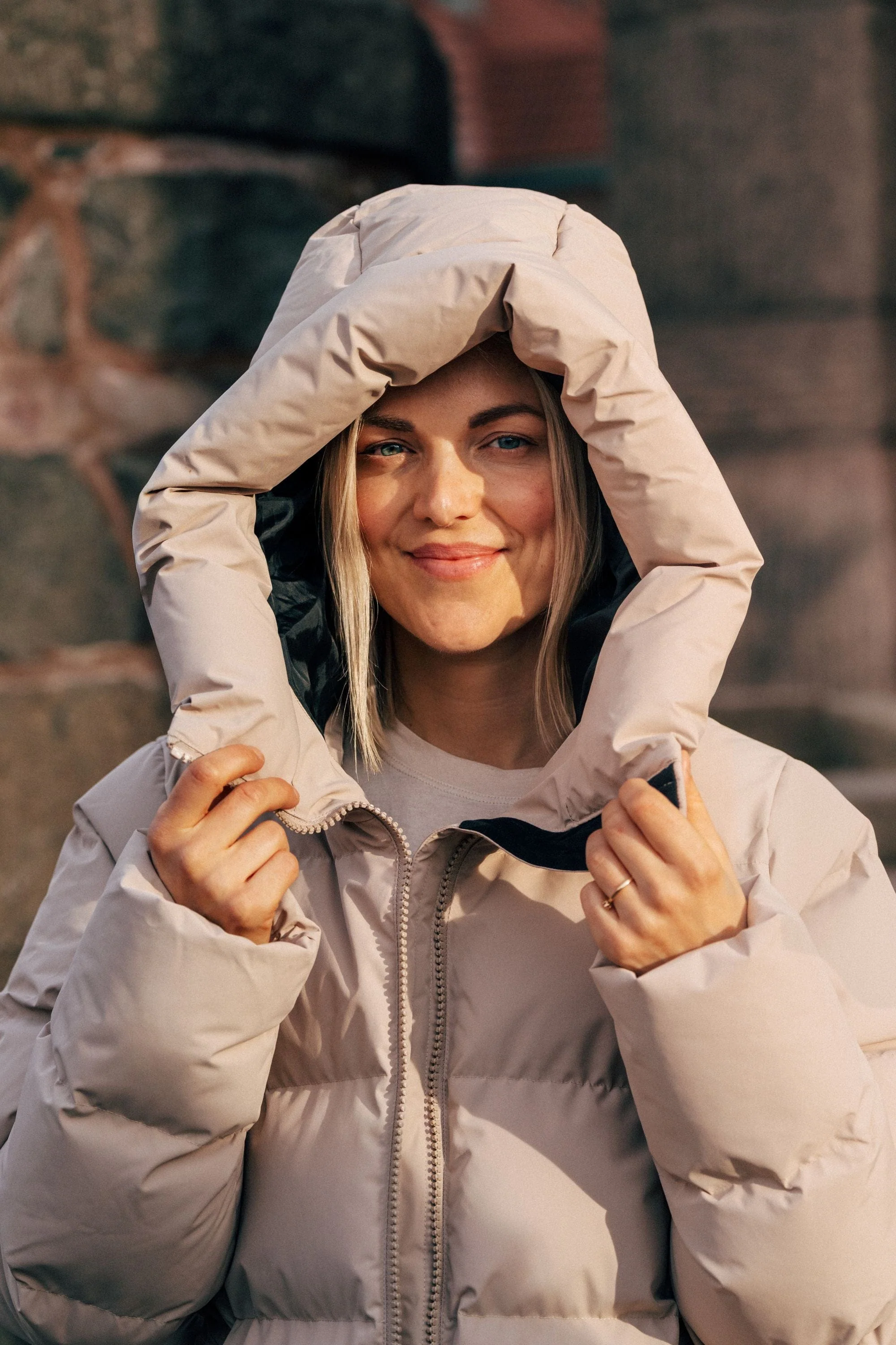 JUNEAU COAT SOFT BEIGE - Image 8