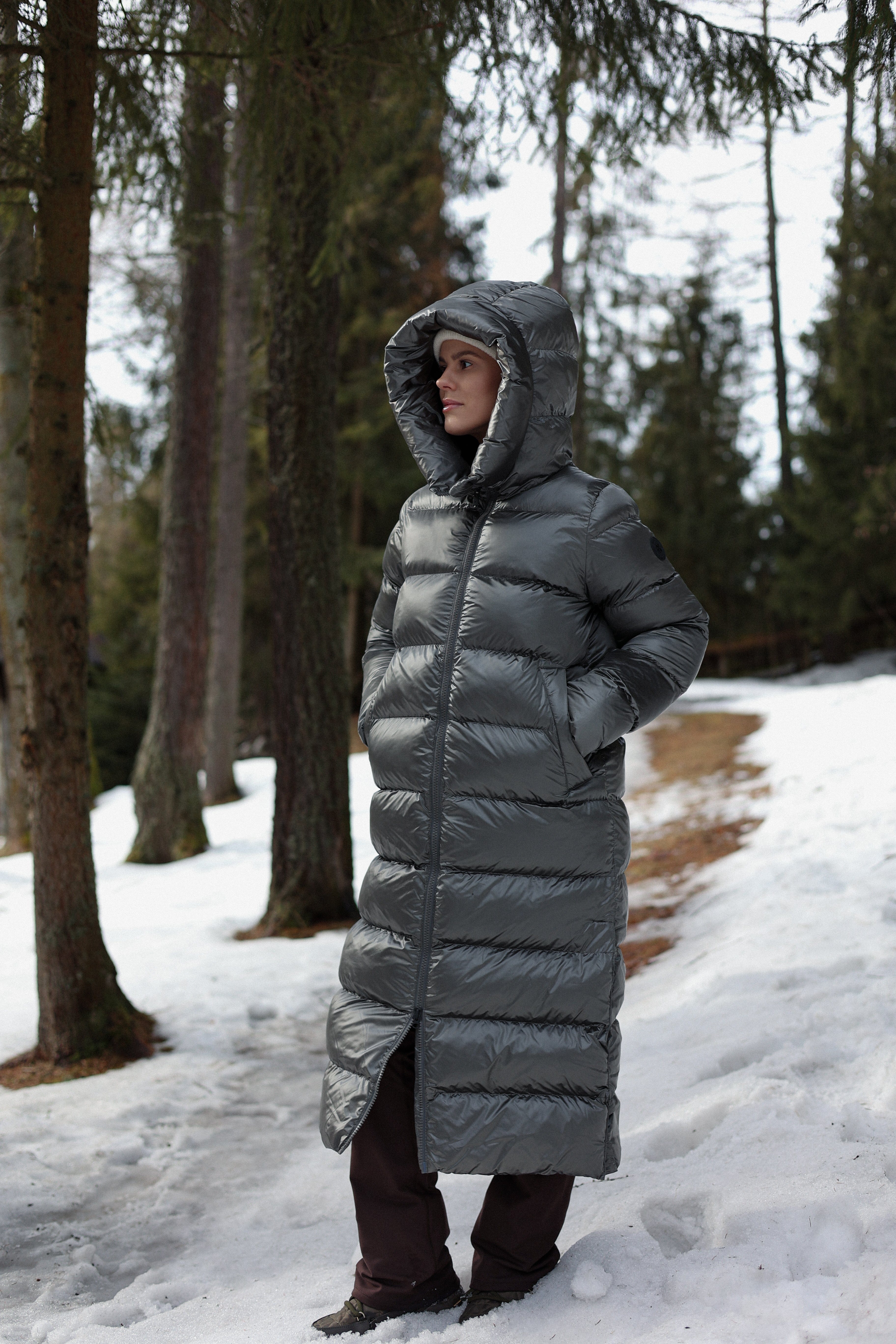 JUNEAU COAT STONE GREY - Image 11