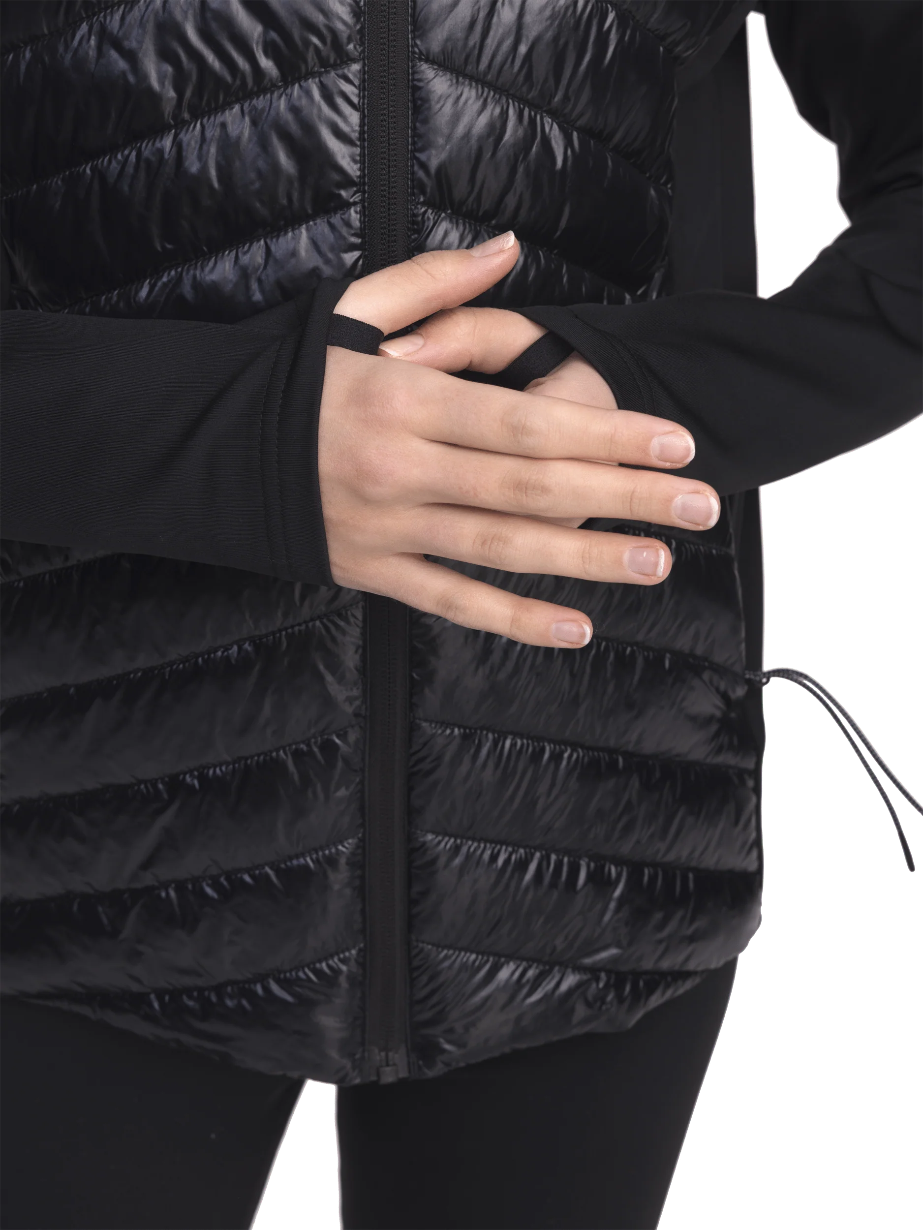 KITA HYBRID JACKET BLACK - Image 6