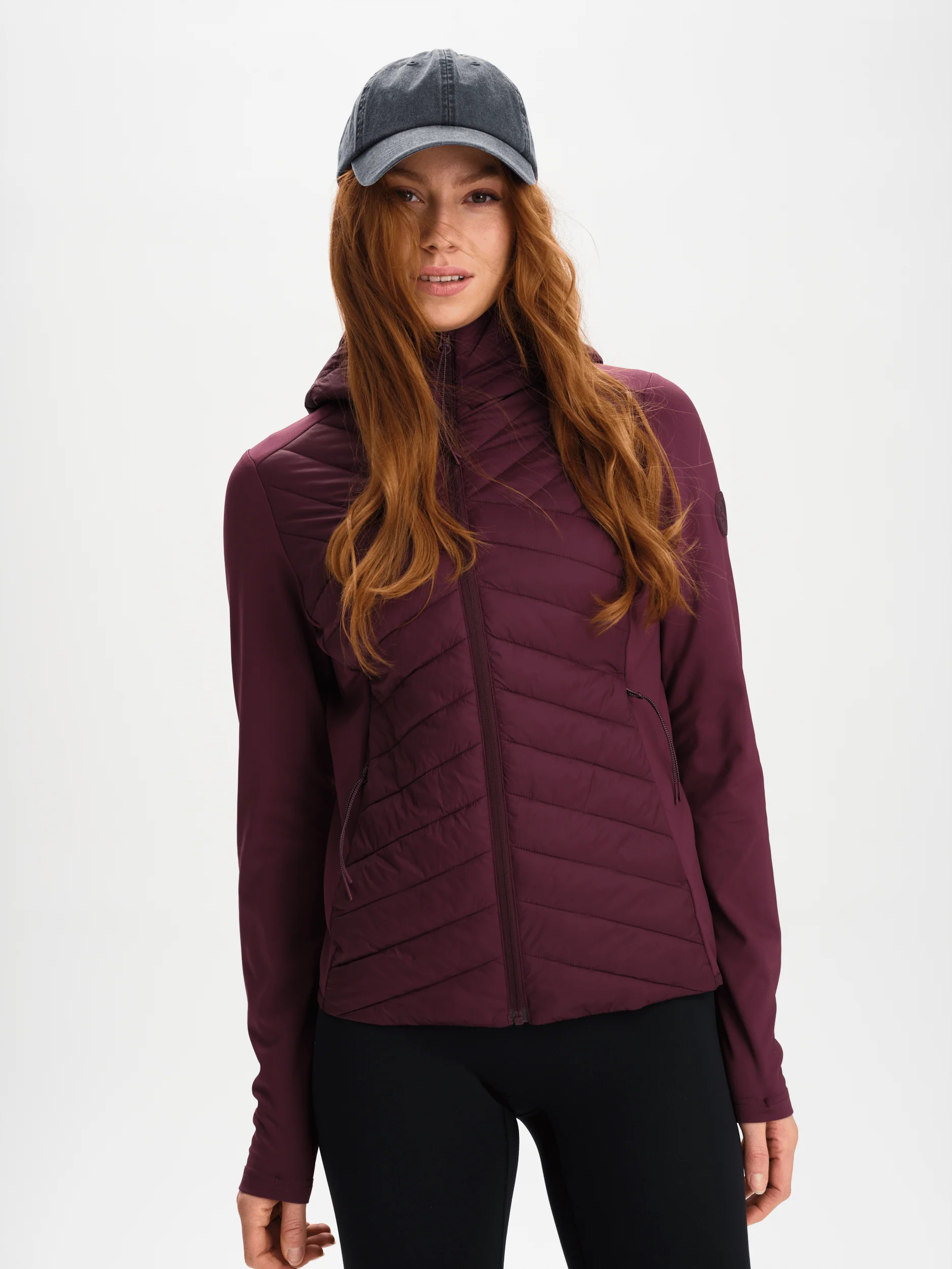 KITA HYBRID JACKET MAUVE WINE