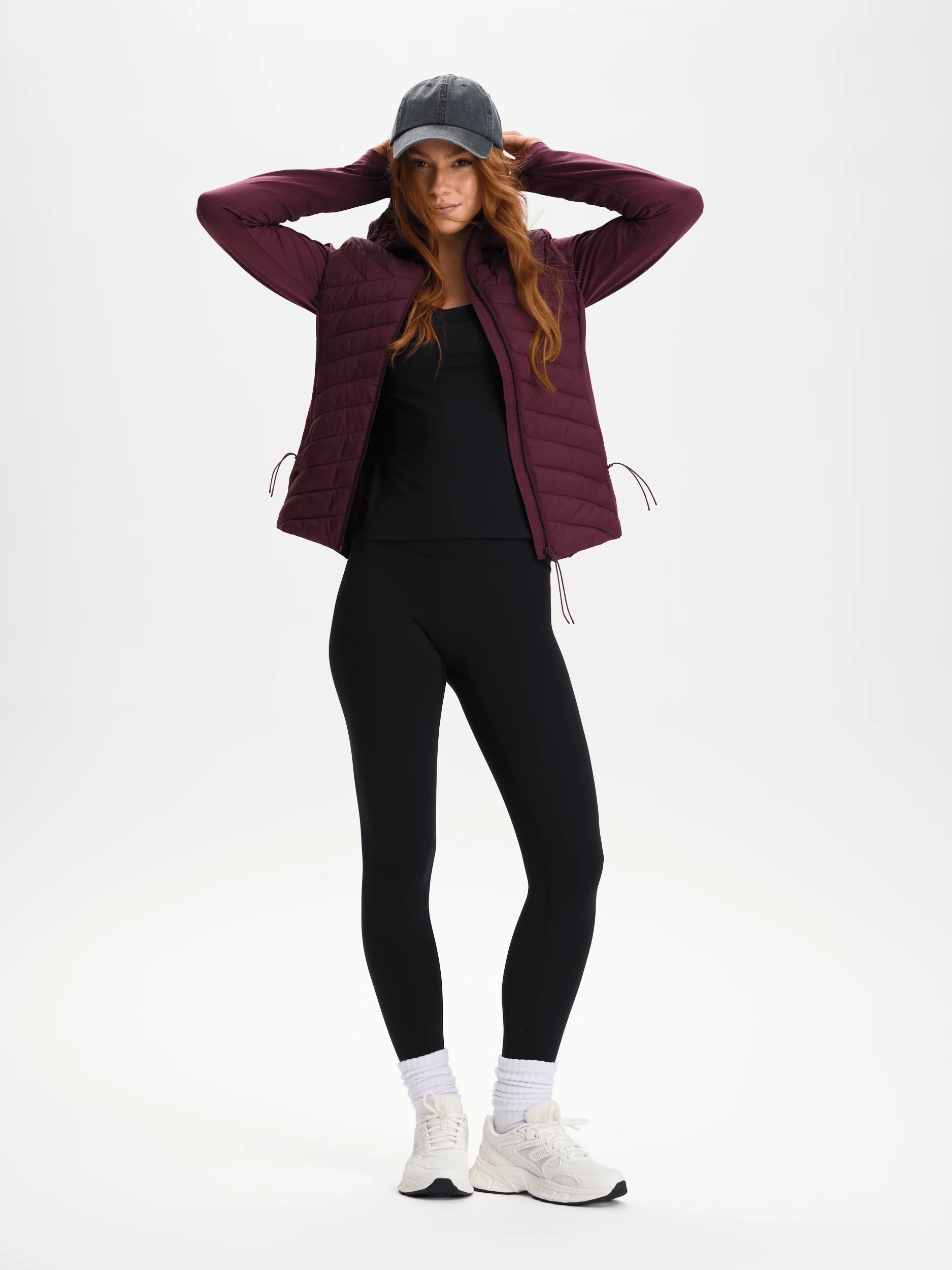 KITA HYBRID JACKET MAUVE WINE - Image 2