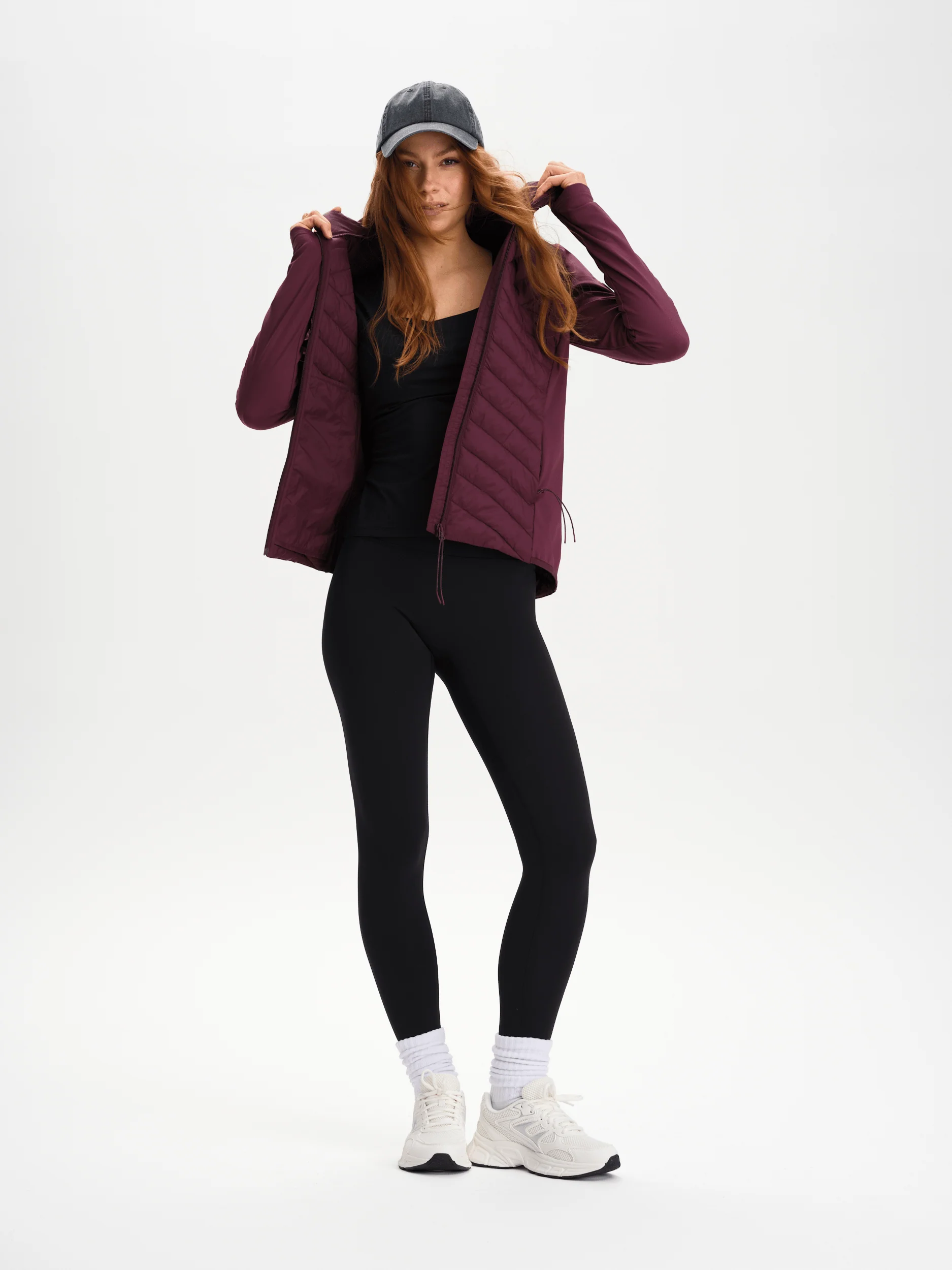 KITA HYBRID JACKET MAUVE WINE - Image 5