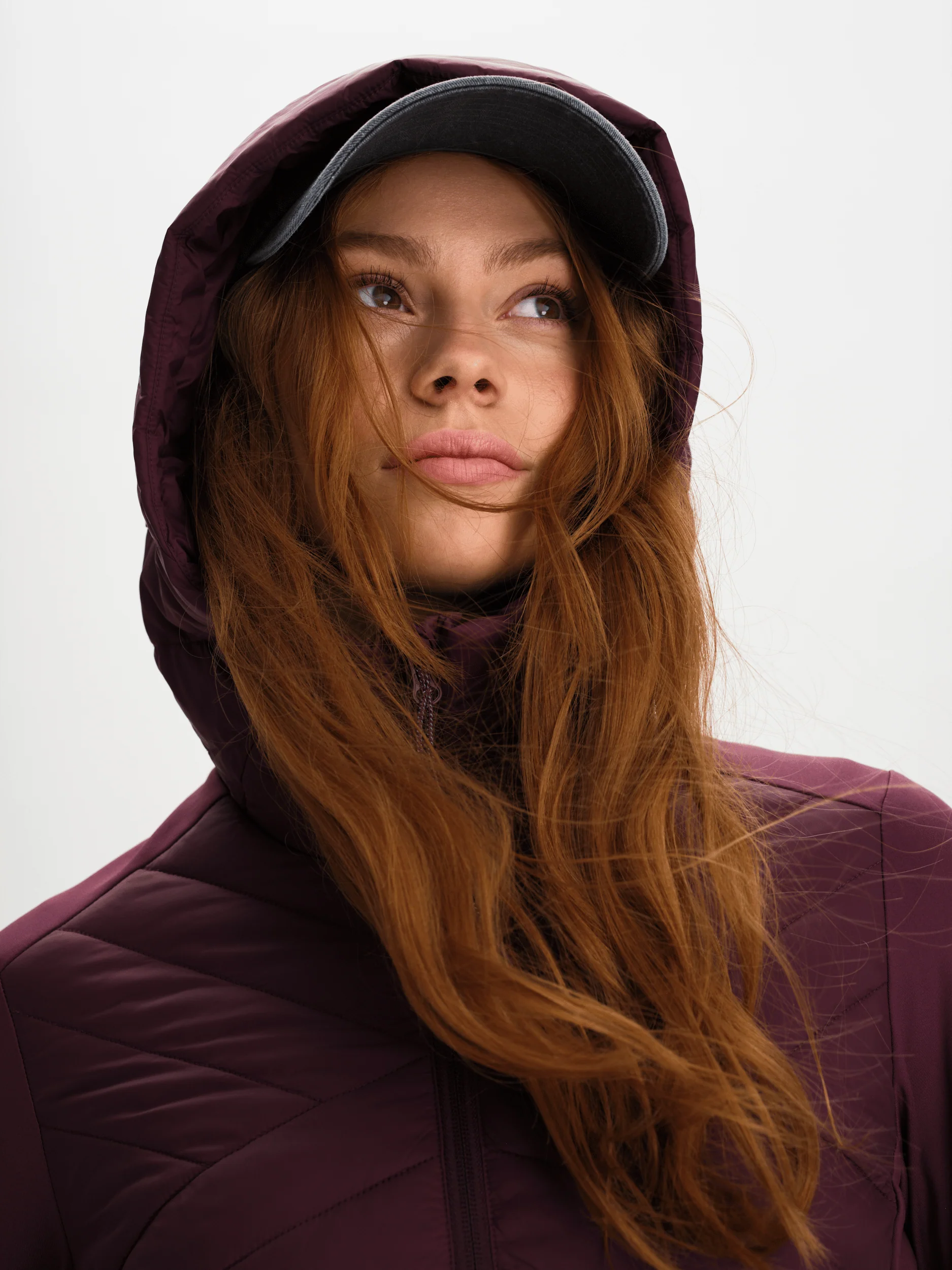 KITA HYBRID JACKET MAUVE WINE - Image 6
