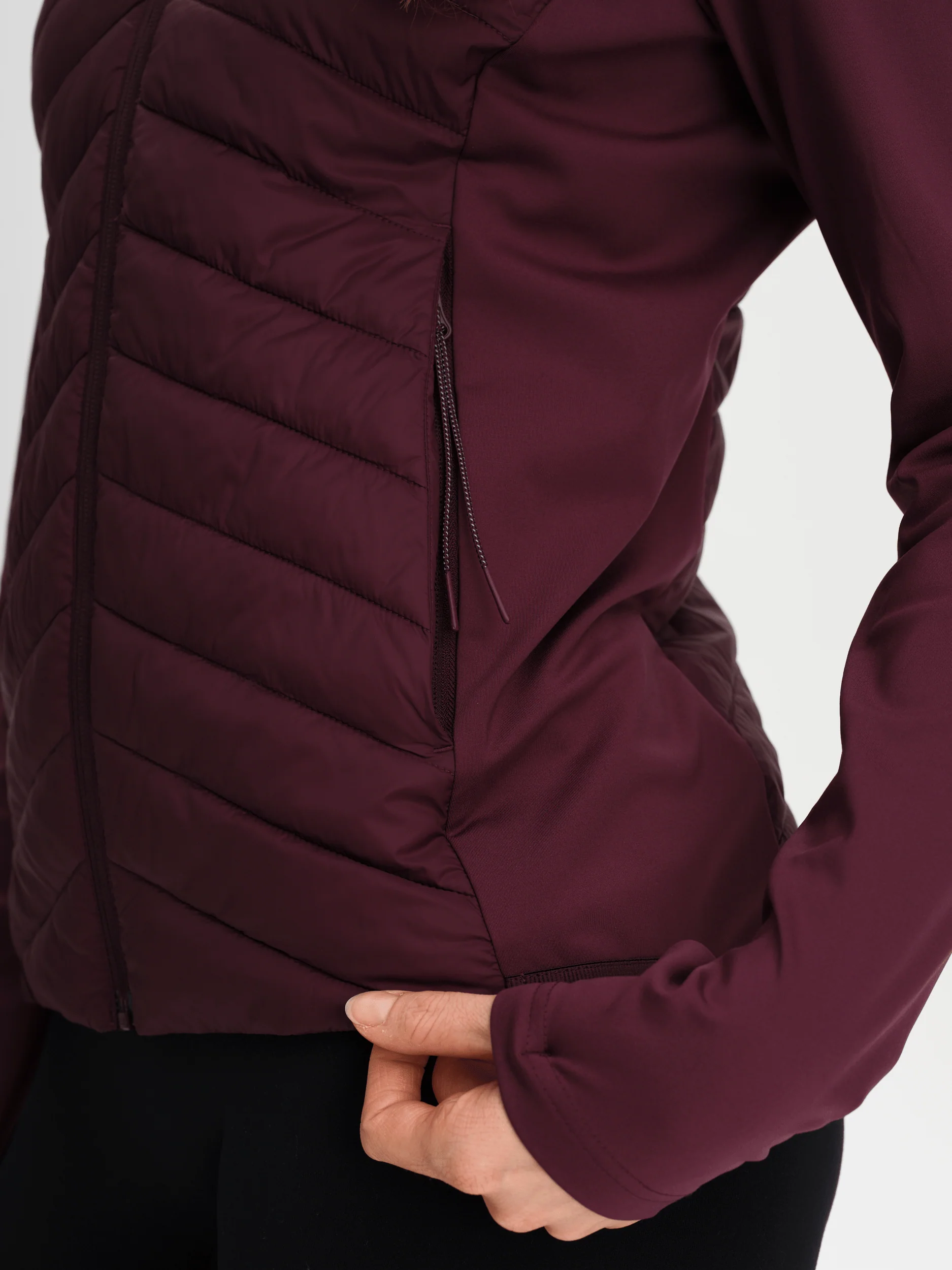 KITA HYBRID JACKET MAUVE WINE - Image 7