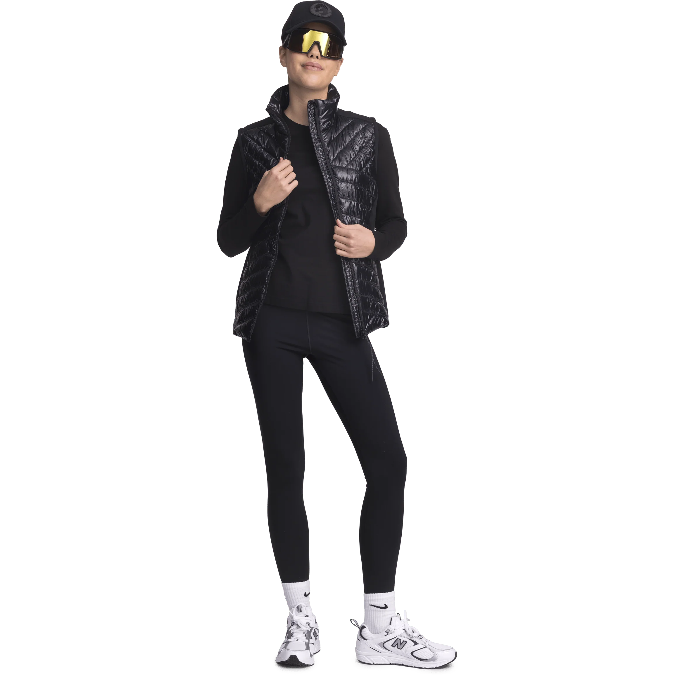 KITA HYBRID VEST BLACK WOMENS - Image 2