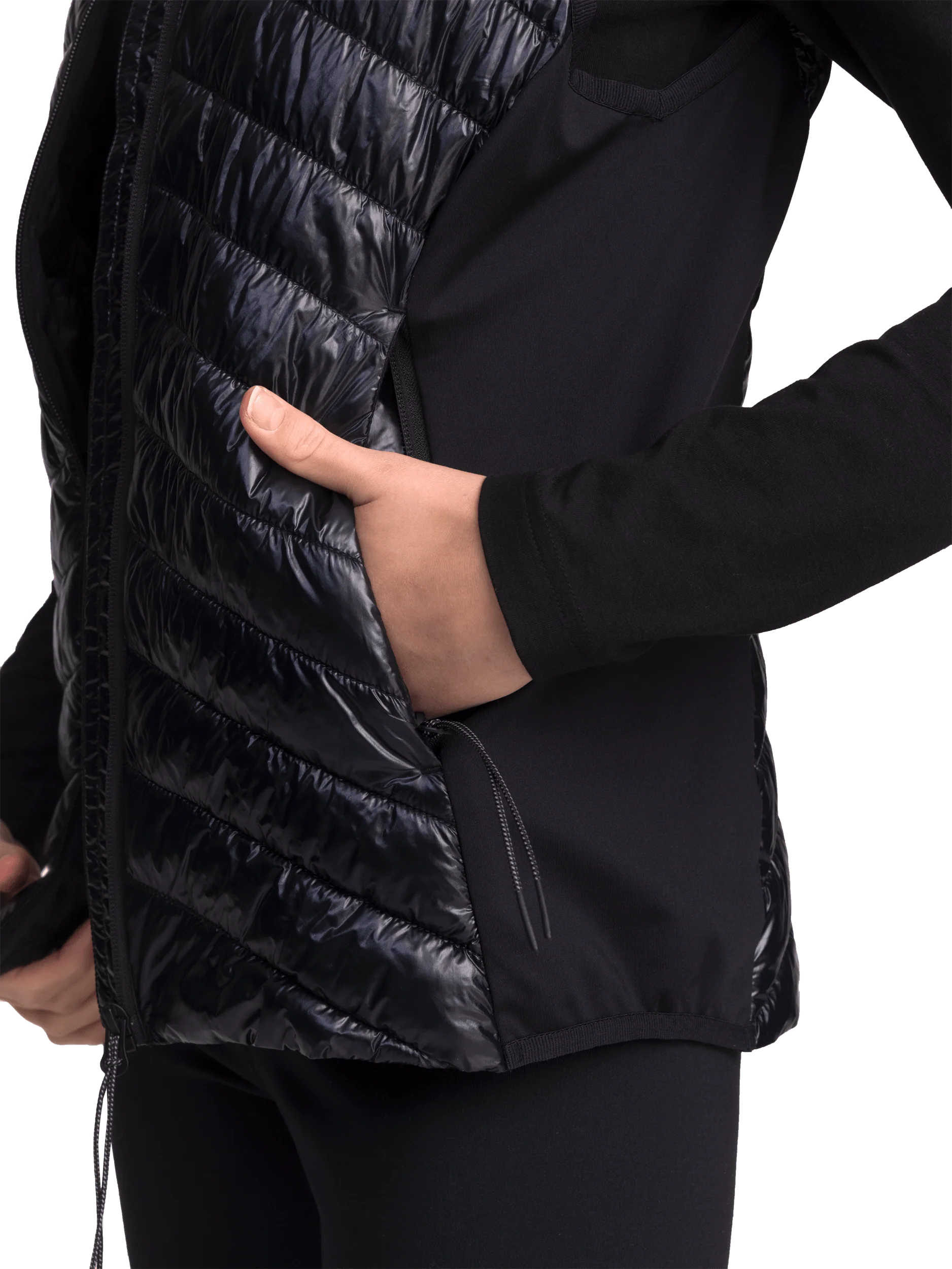 KITA HYBRID VEST BLACK WOMENS - Image 3