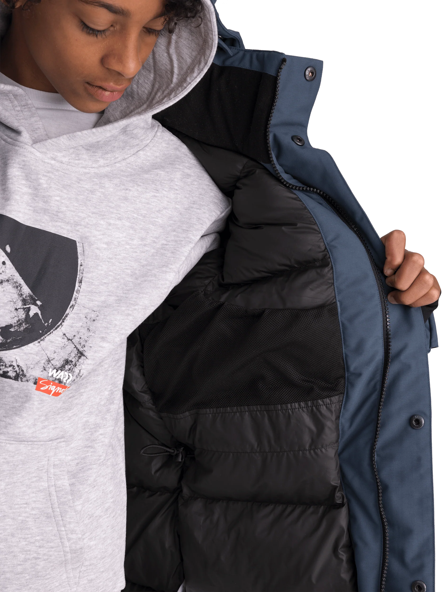 KONG PARKA  WHALE BLUE/BLACK - Image 6