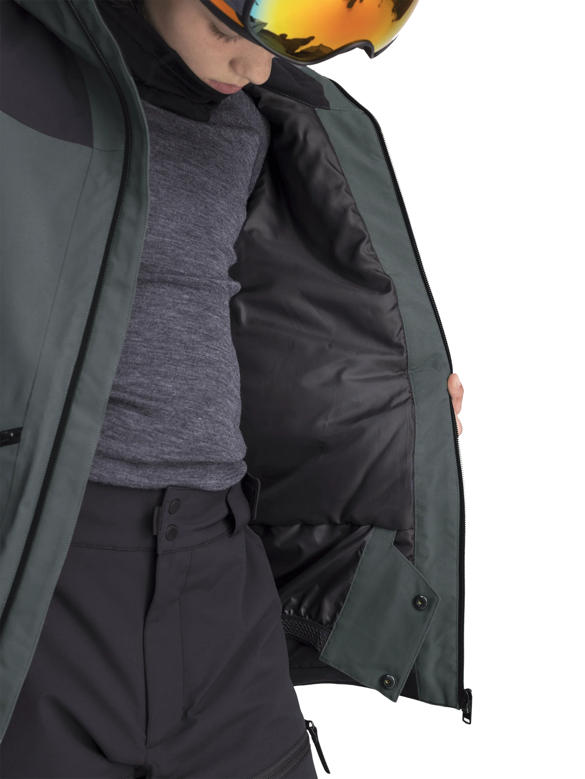 LEX SOFTSHELL JACKET KHAKI GREY - Image 5