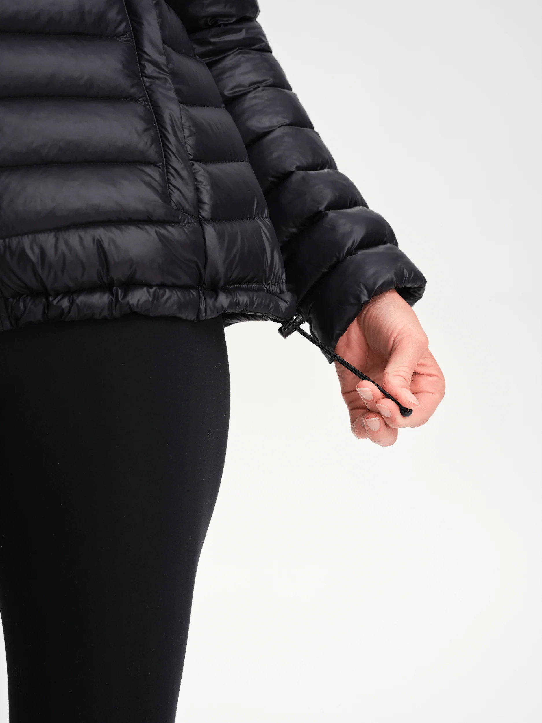 LINER HOOD JACKET BLACK WOMEN - Image 6
