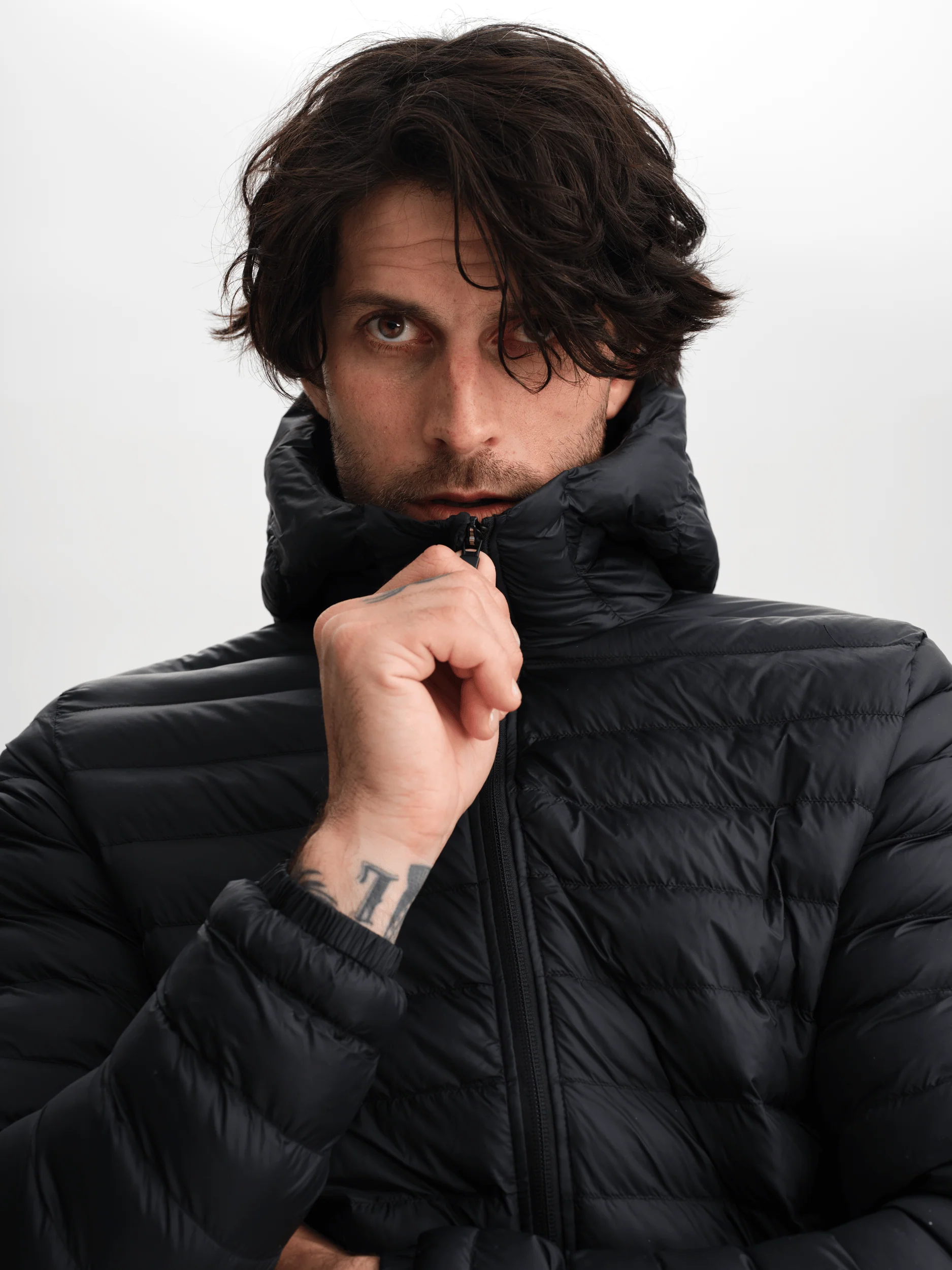 LINER HOOD JACKET BLACK MEN - Image 5