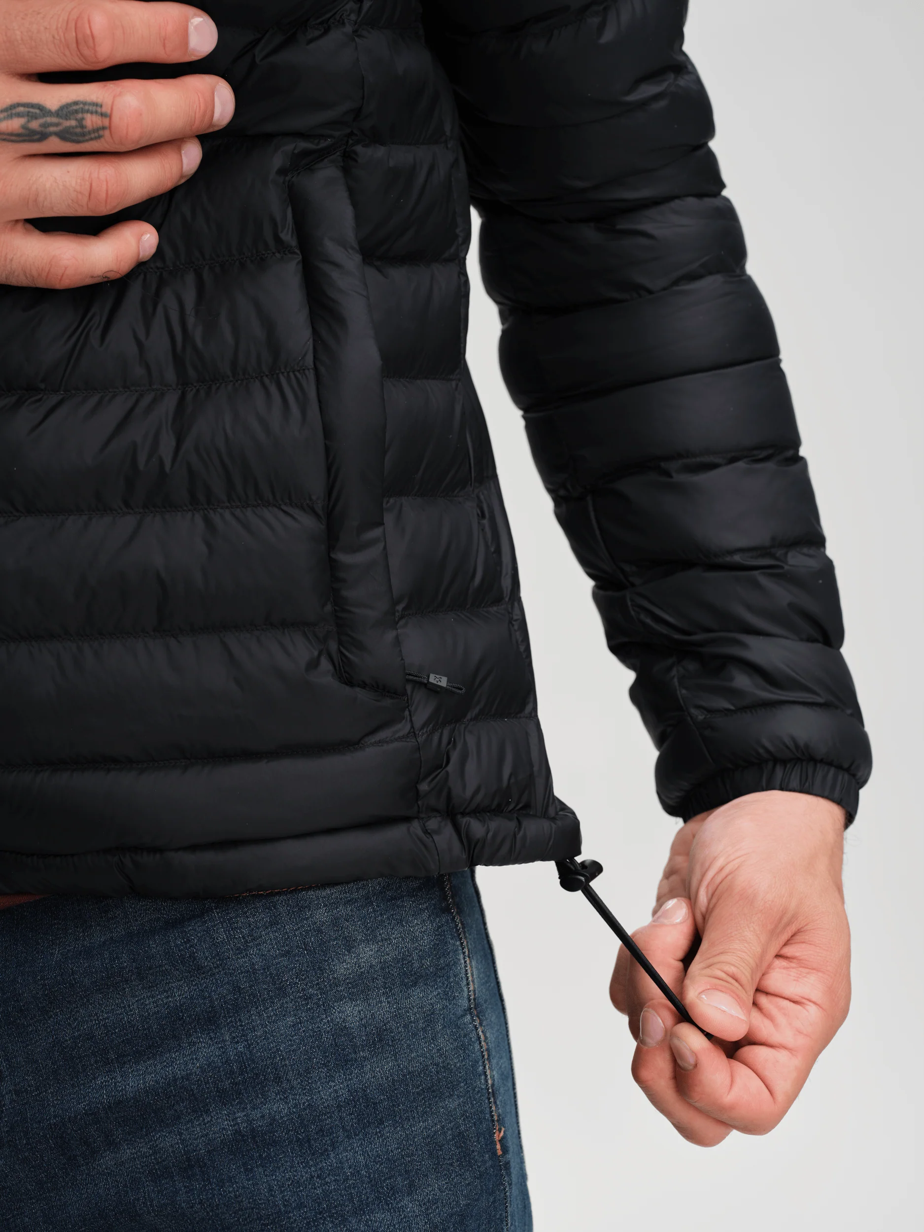 LINER HOOD JACKET BLACK MEN - Image 6