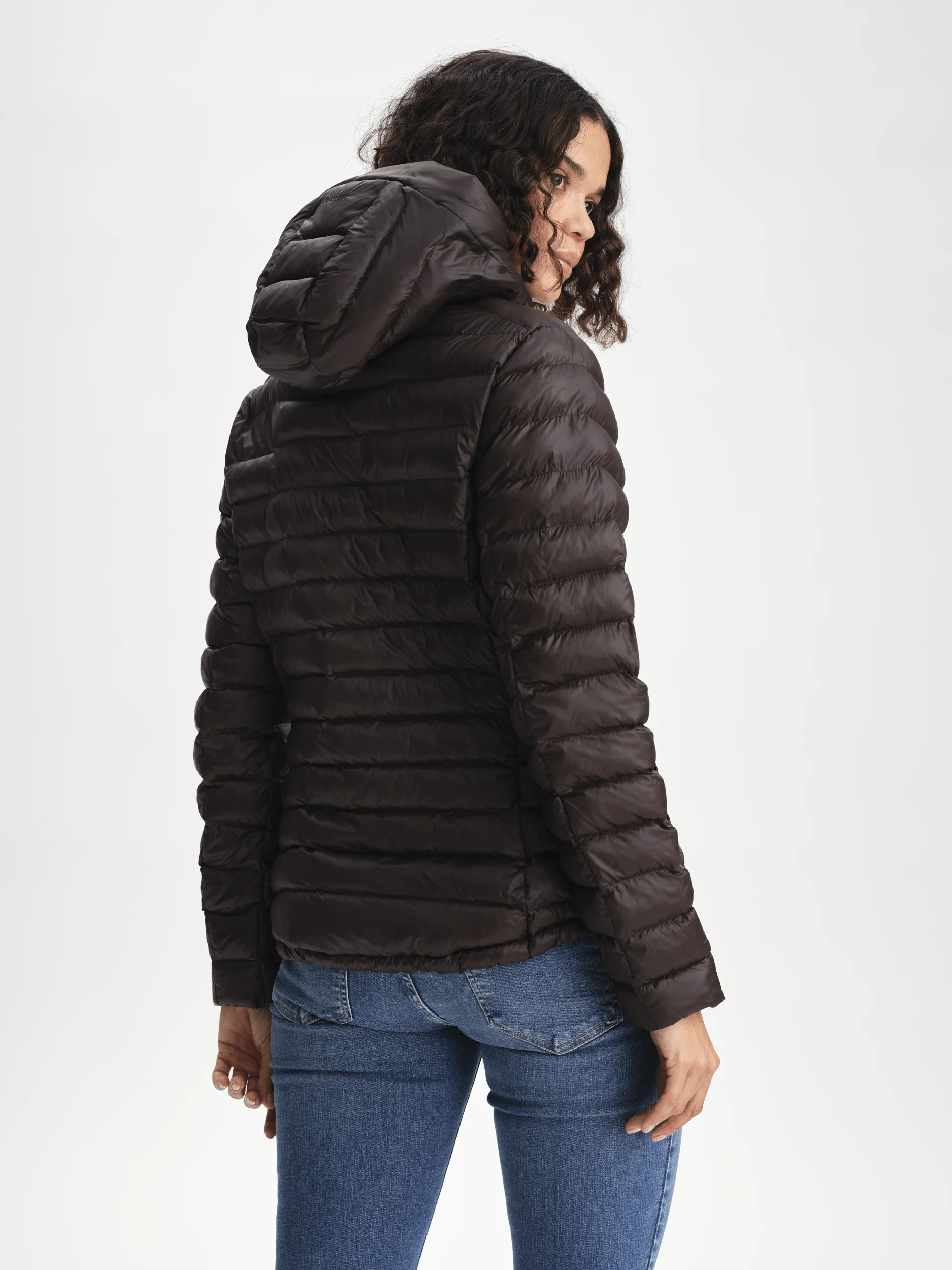 LINER HOOD JACKET CACO BROWN WOMEN - Image 3