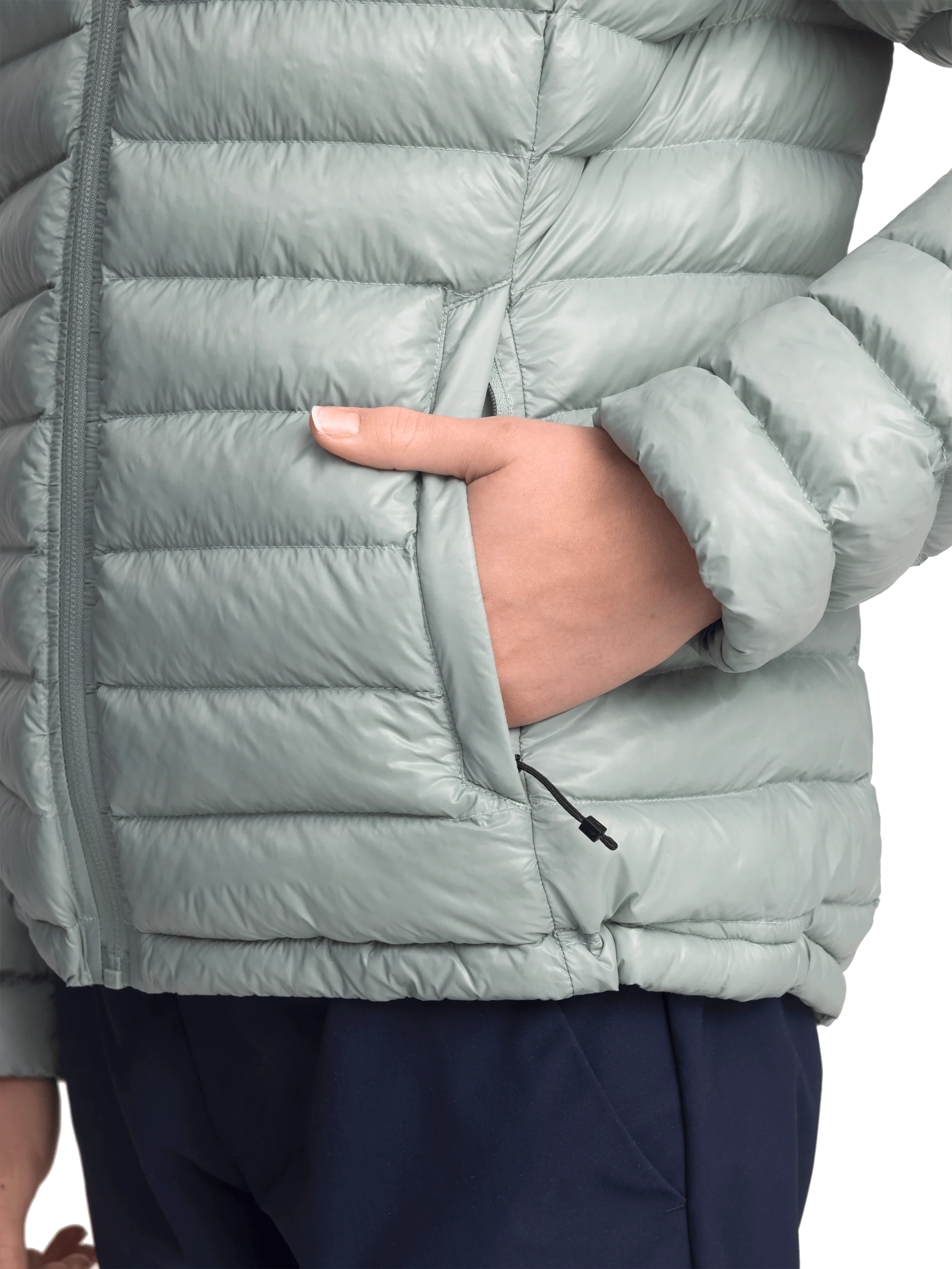LINER HOOD JACKET SAGE MIST - Image 4