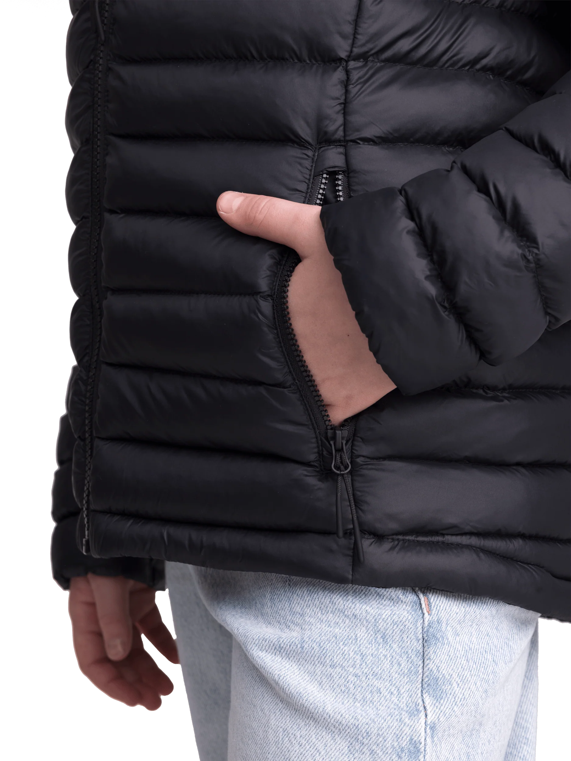 LINER JACKET BLACK - Image 5