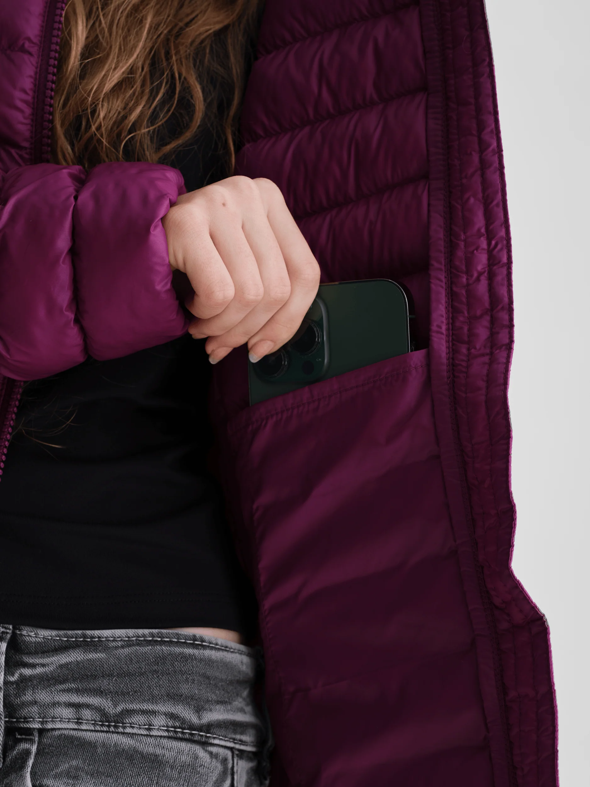 LINER JACKET DEEP MAGENTA - Image 6
