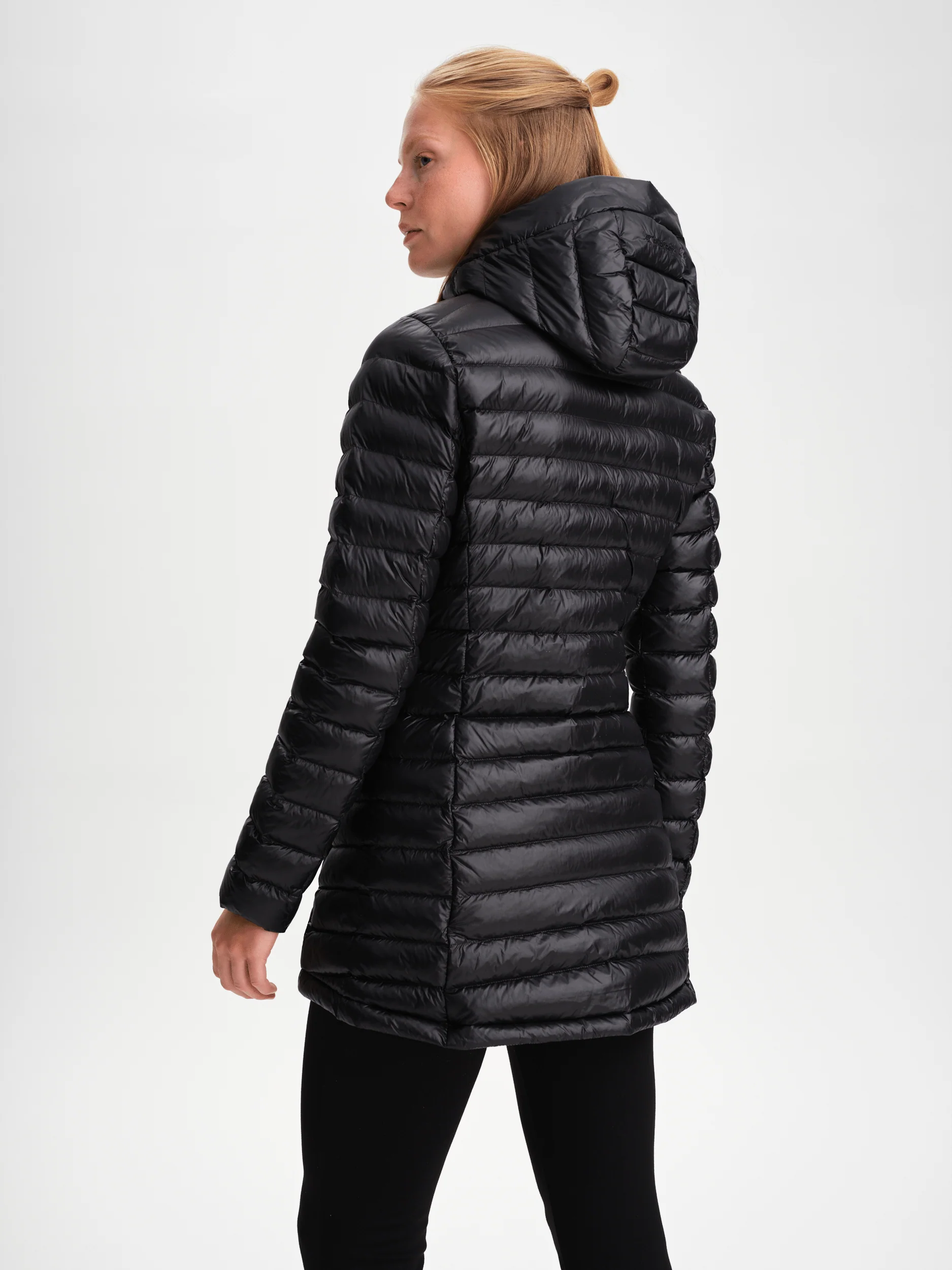 LINER MID COAT BLACK - Image 3
