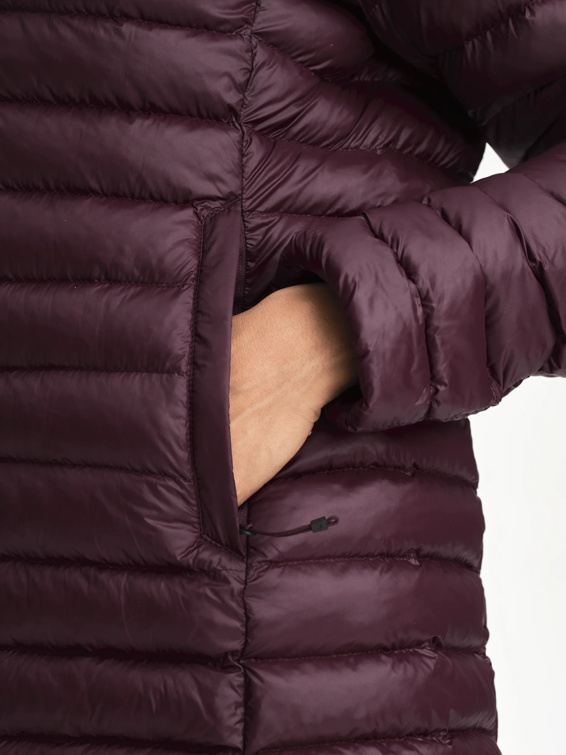 LINER MID COAT DARK BURGUNDY - Image 6