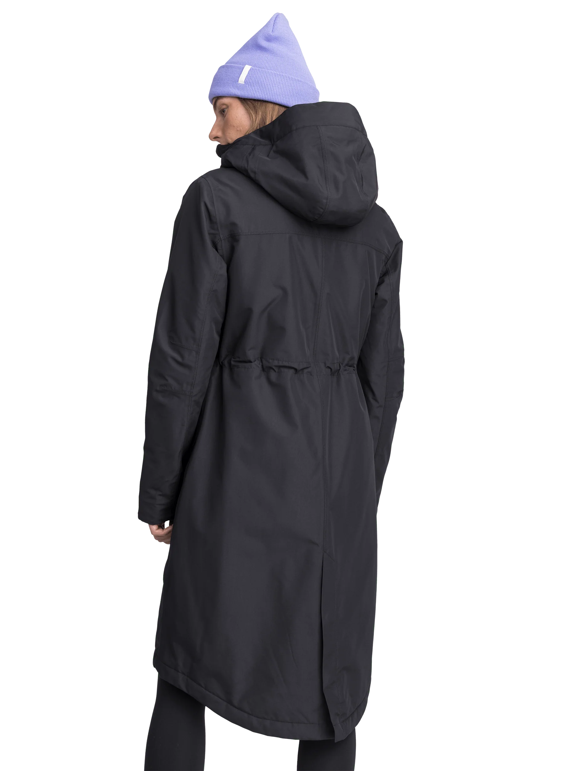 LONG PADDED FUNCTION PARKA BLACK - Image 3