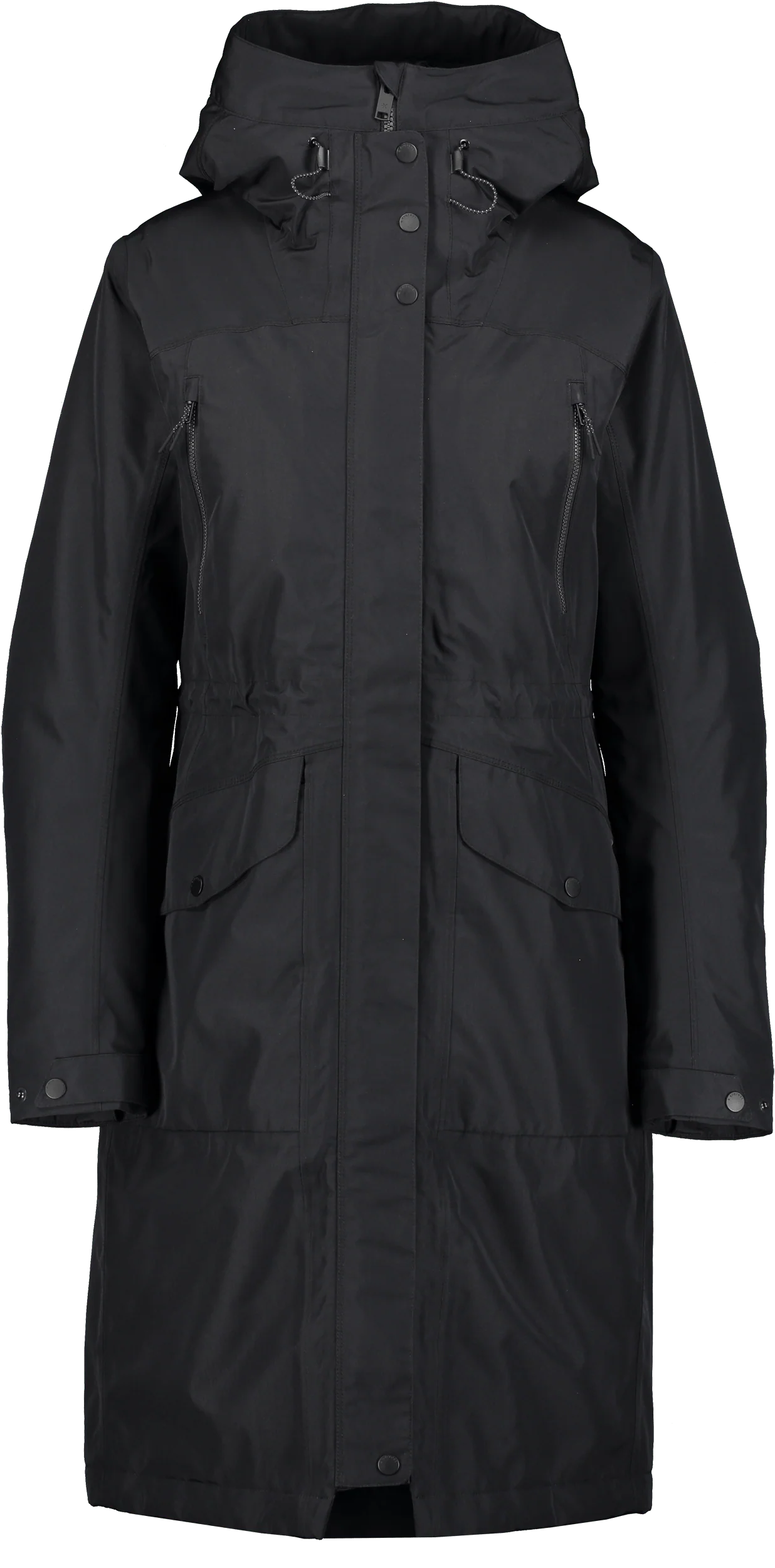LONG PADDED FUNCTION PARKA BLACK - Image 5