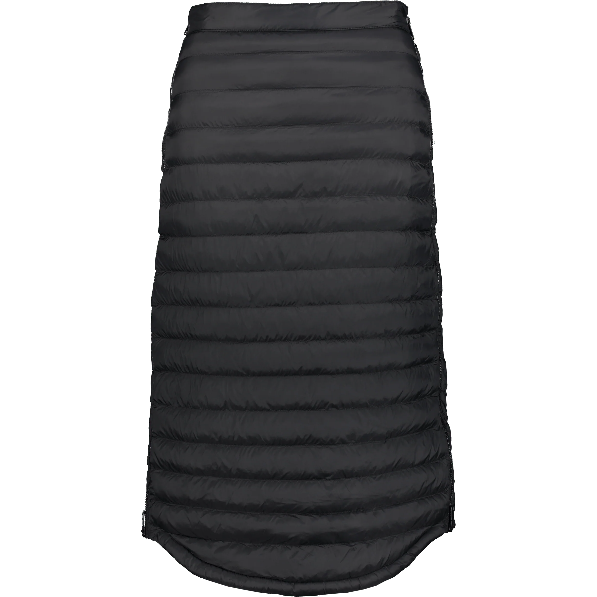 LONG QUILT SKIRT BLACK - Image 5