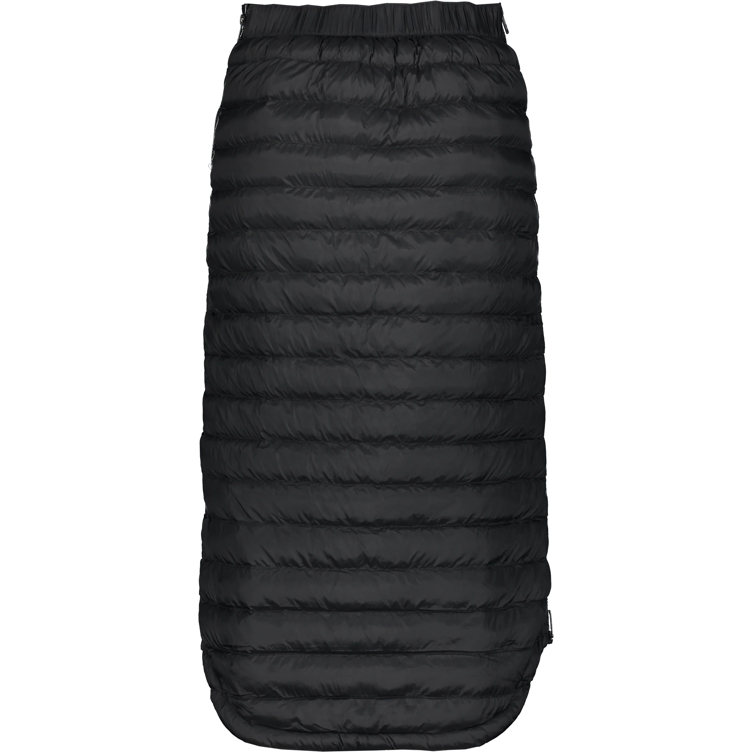 LONG QUILT SKIRT BLACK - Image 6
