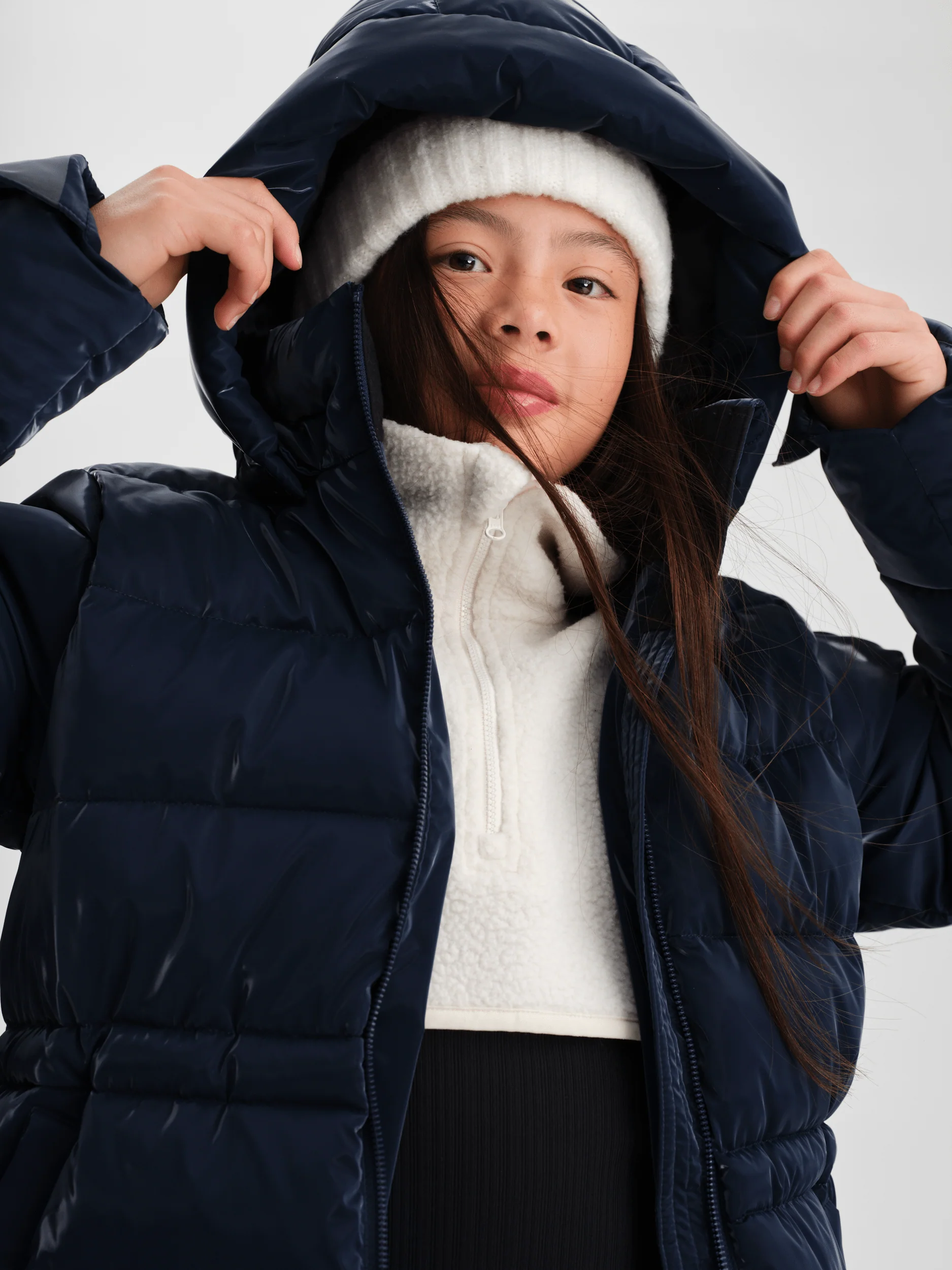 MAYON MID JACKET NAVY - Image 6