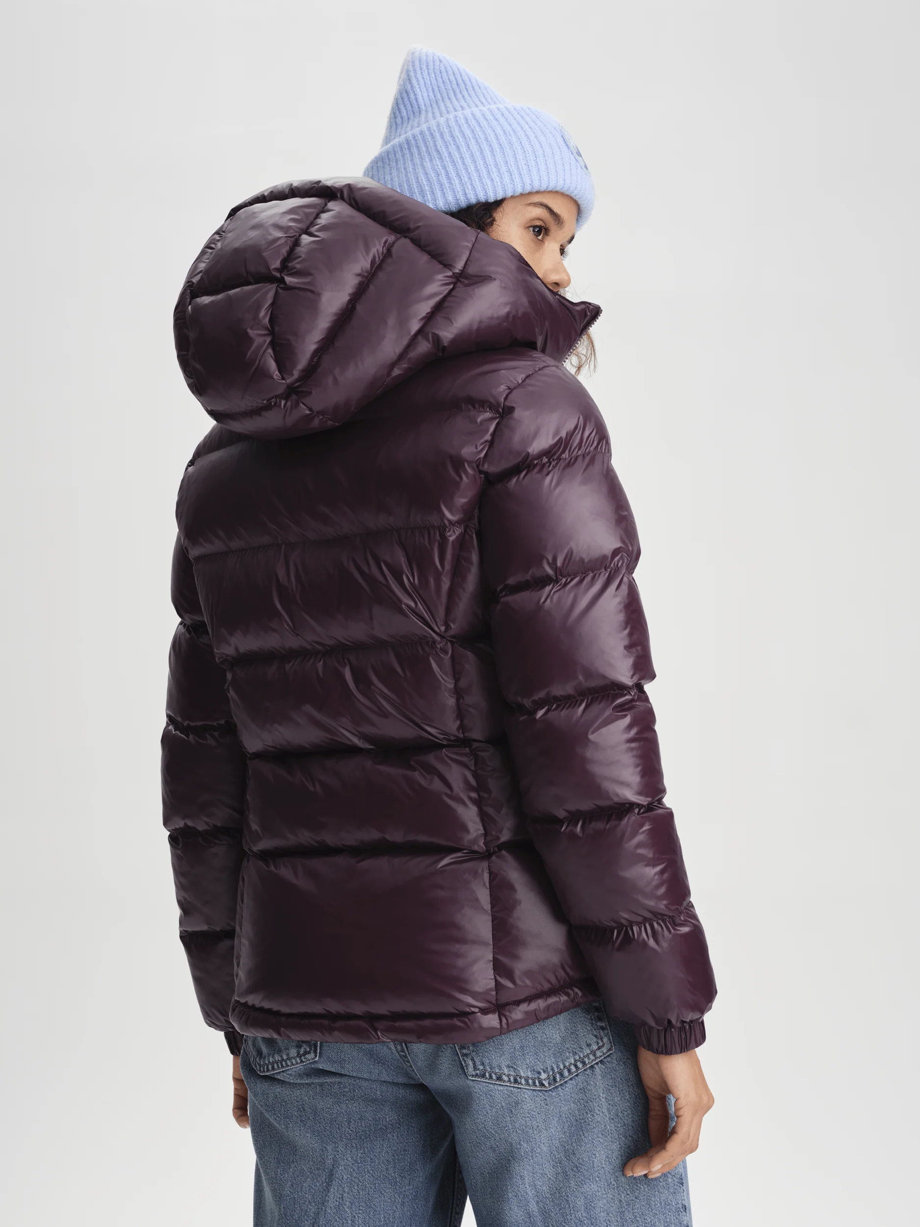MINYA JACKET  DARK BURGUNDY - Image 3