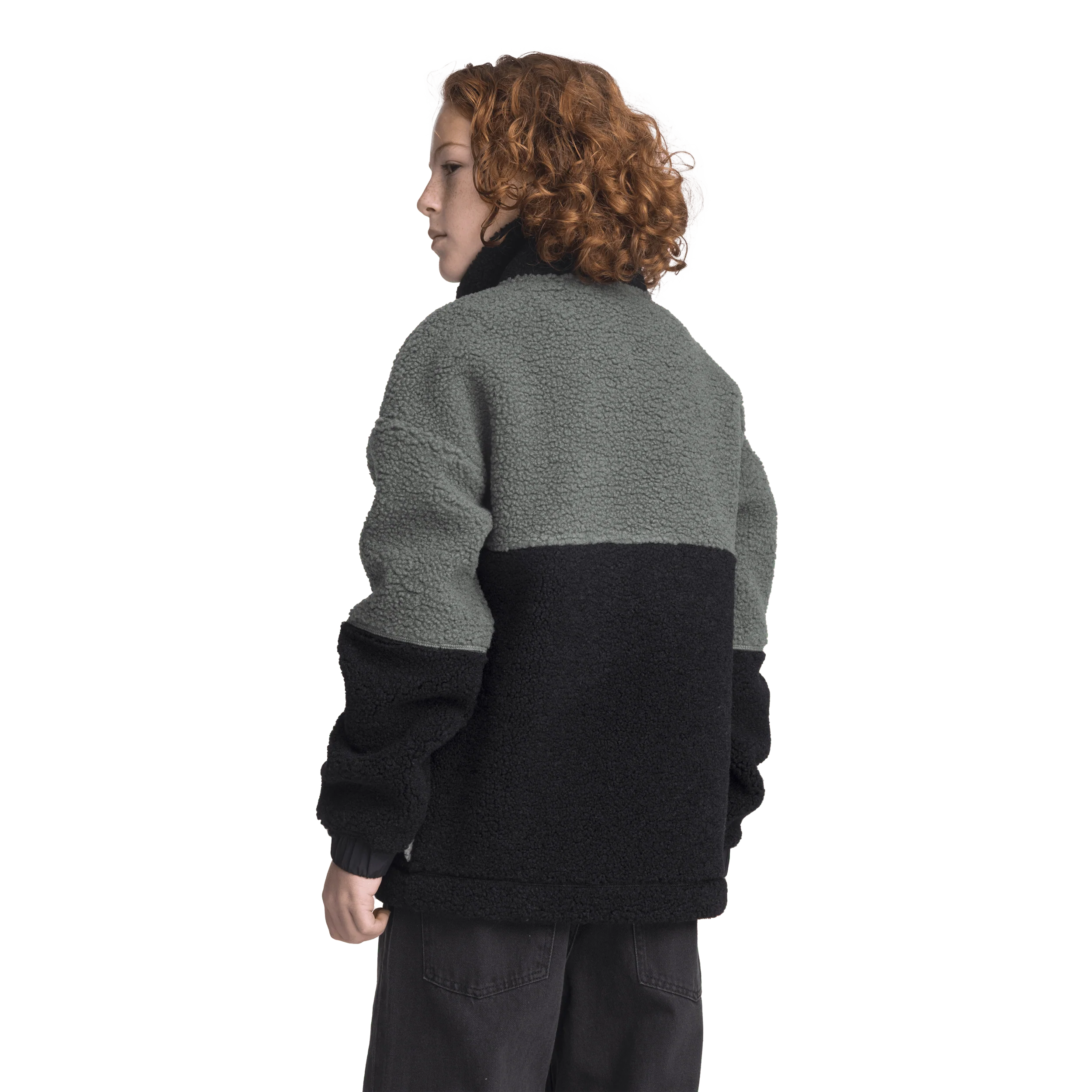 NEEL PILE JACKET GREEN FOREST JUNIOR - Image 3