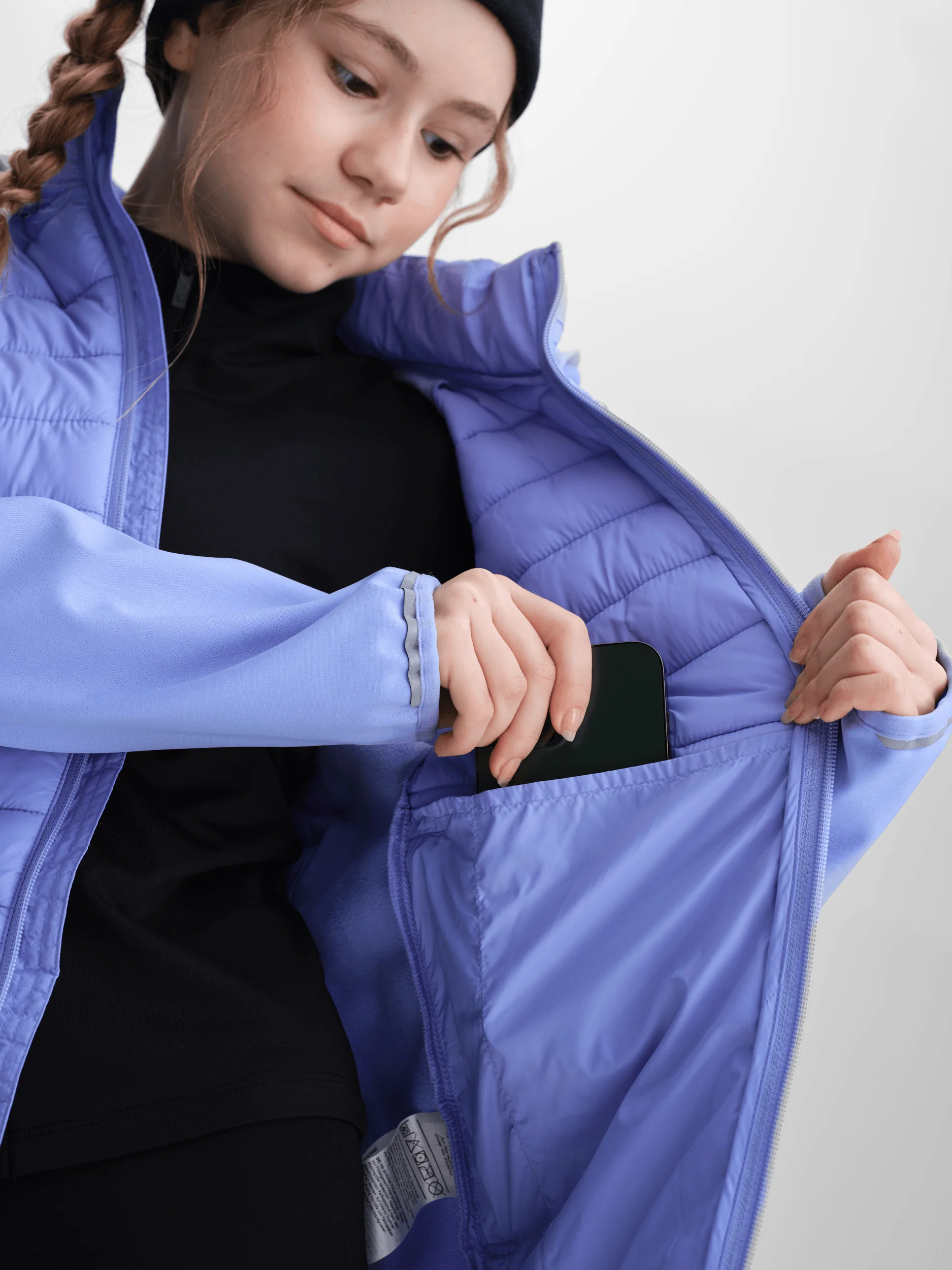 OMU HYBRID JACKET LIGHT LAVENDER - Image 5