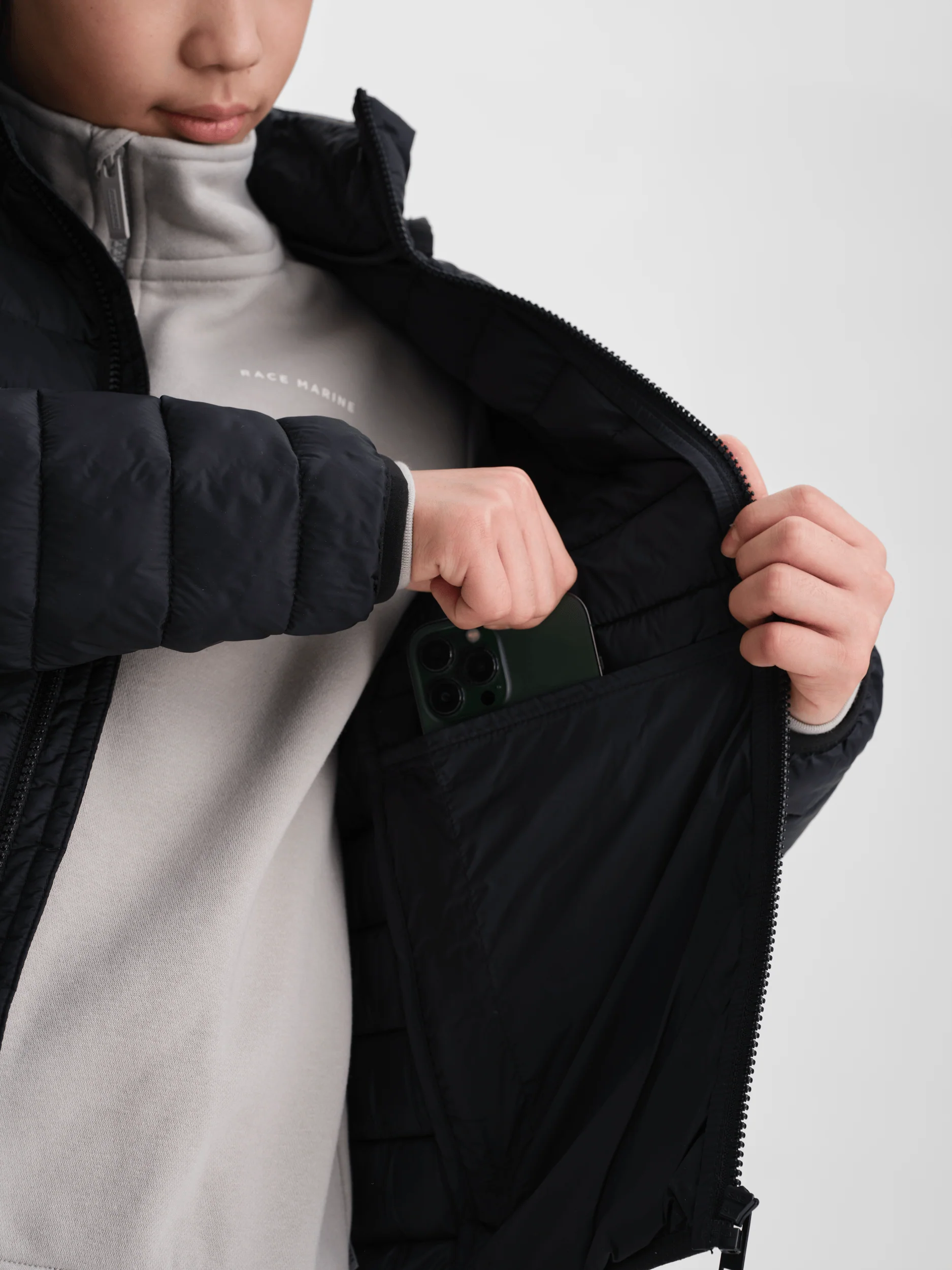 OMU LINER JACKET BLACK - Image 5